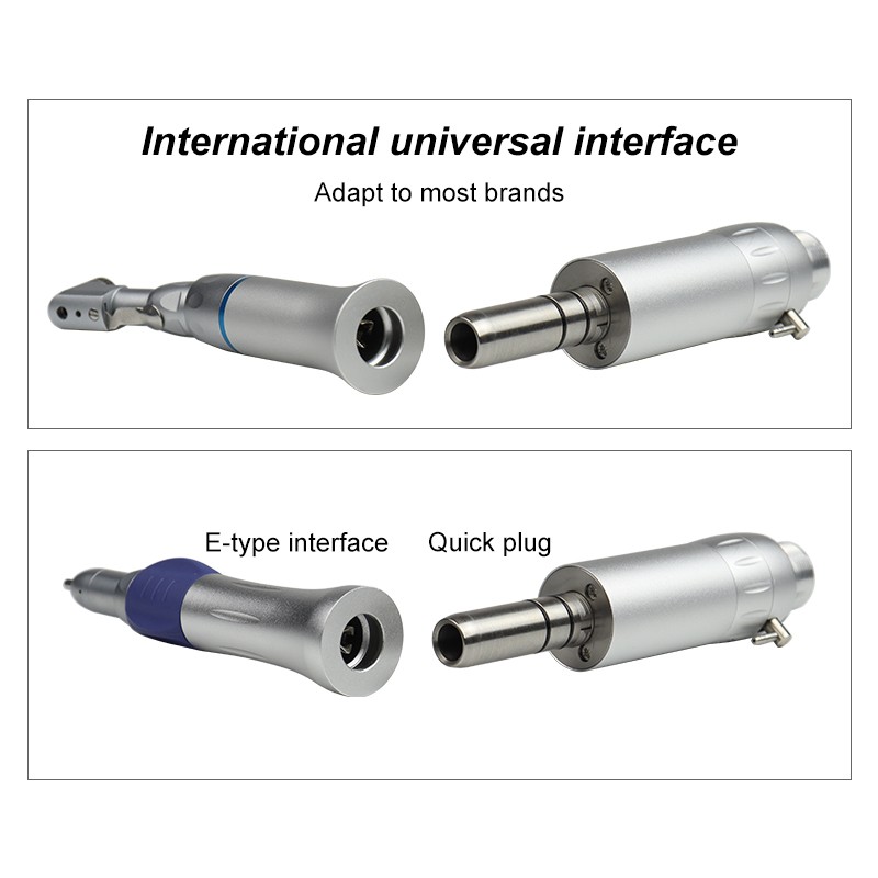 Dental High & Low Speed LED Handpiece Straight Contra Angle Polishing Tools