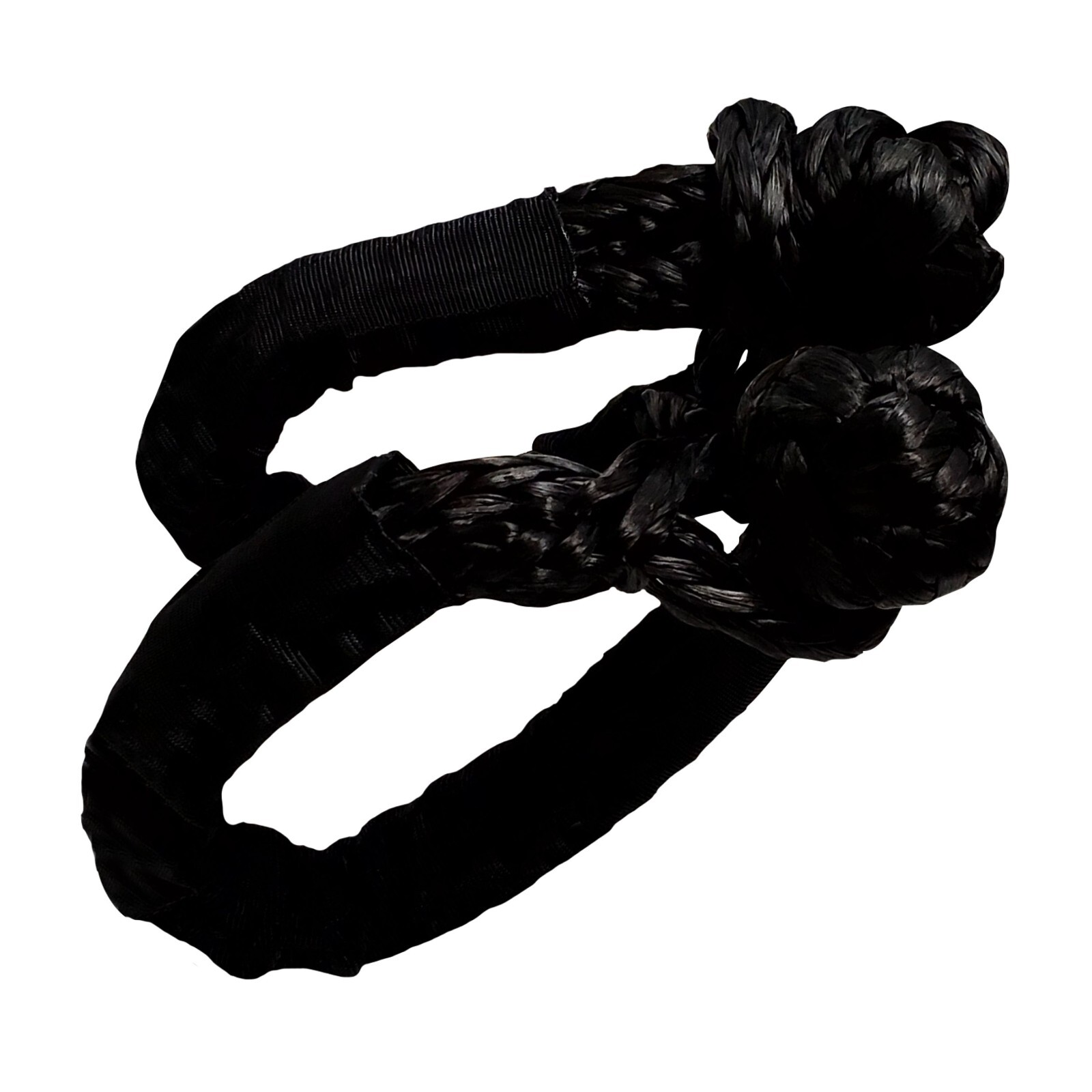 2 PC 1/2” x 22” Synthetic Soft Shackle Tow Rope Recovery Strap 37,400LBS