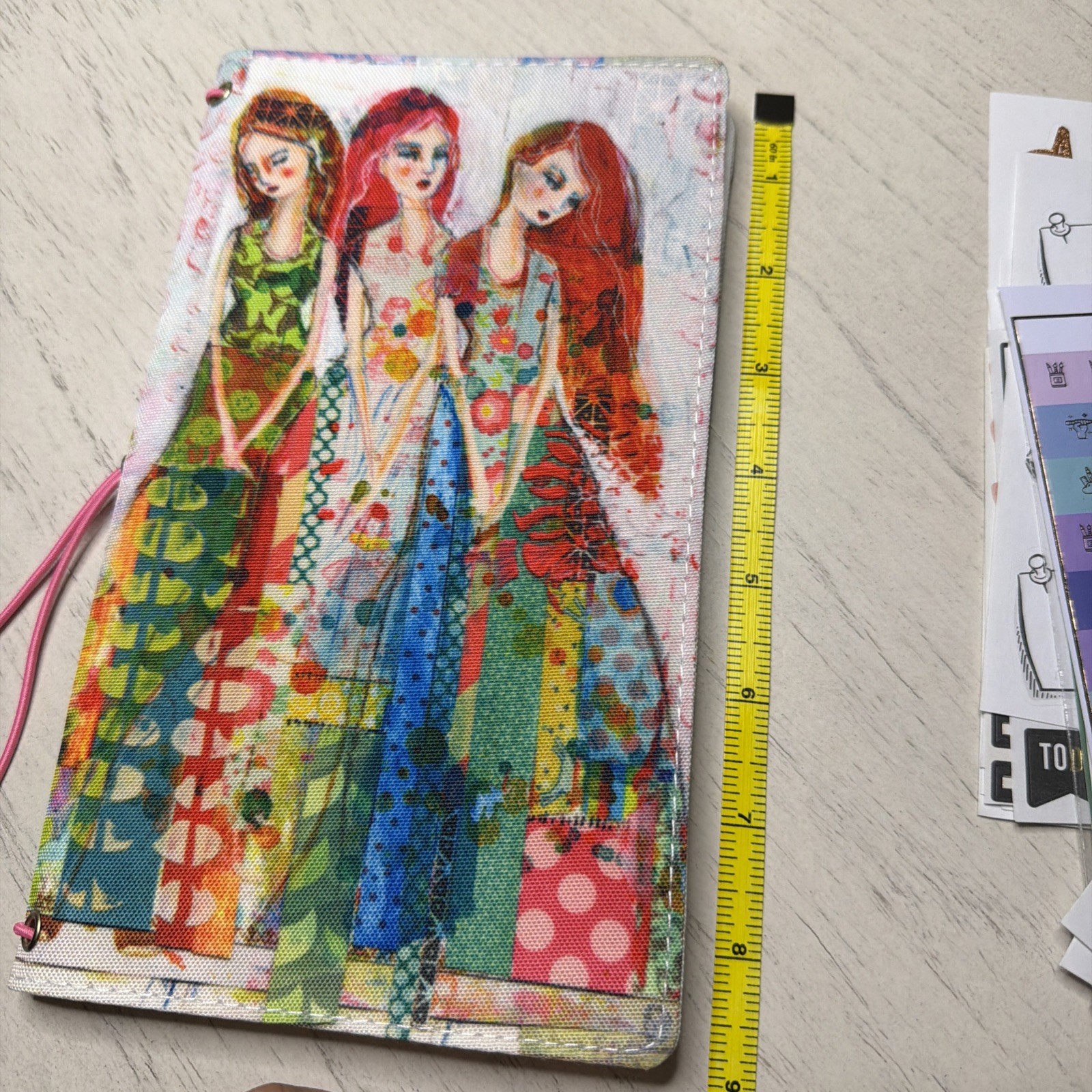 New Jane Davenport Tn Travelers Notebook Inserts Stickers + Mystery Gifts Lot