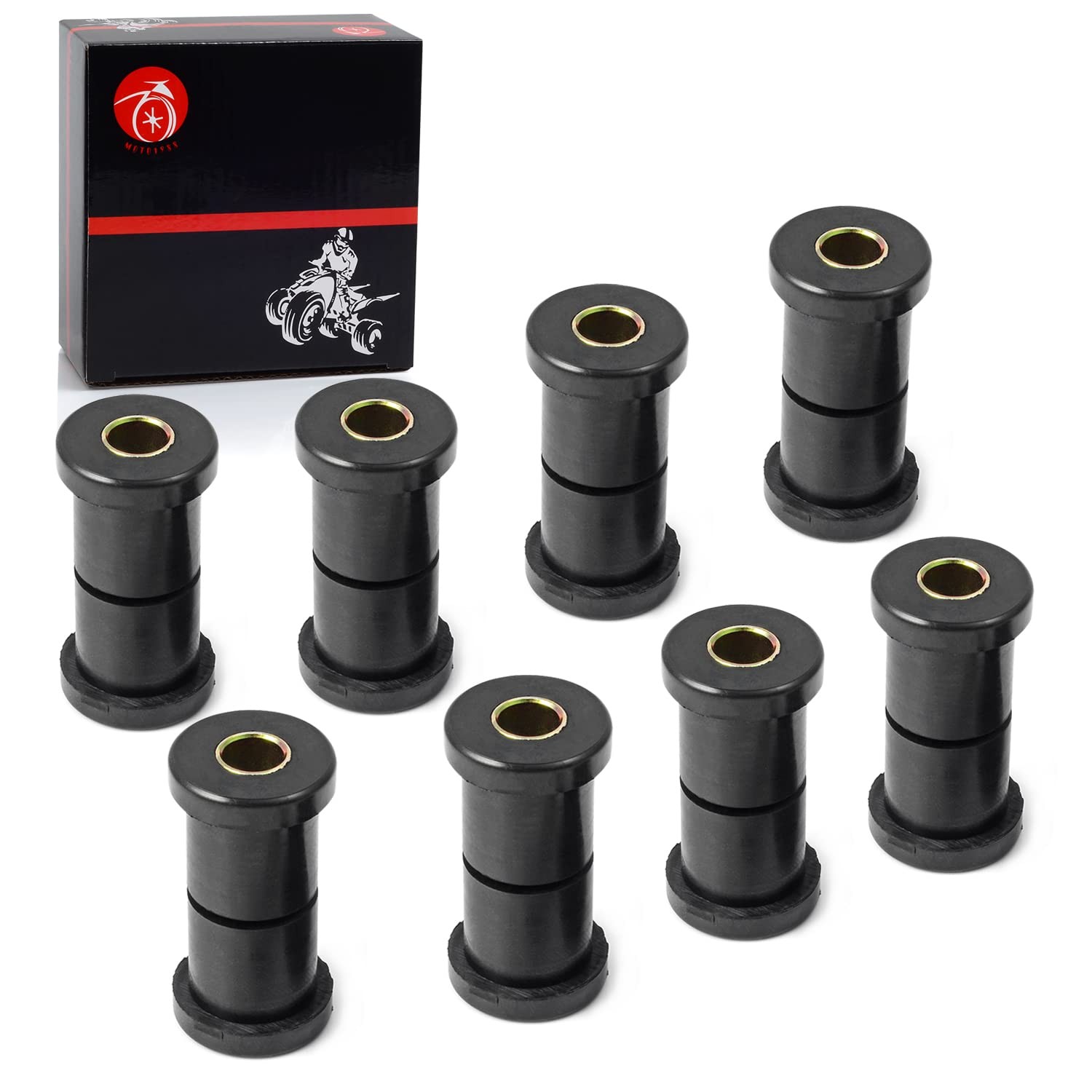 HeavyDuty Leaf Spring Bushing & Sleeves Kit Fits Golf Cart DS TXT 16 Bushings 8