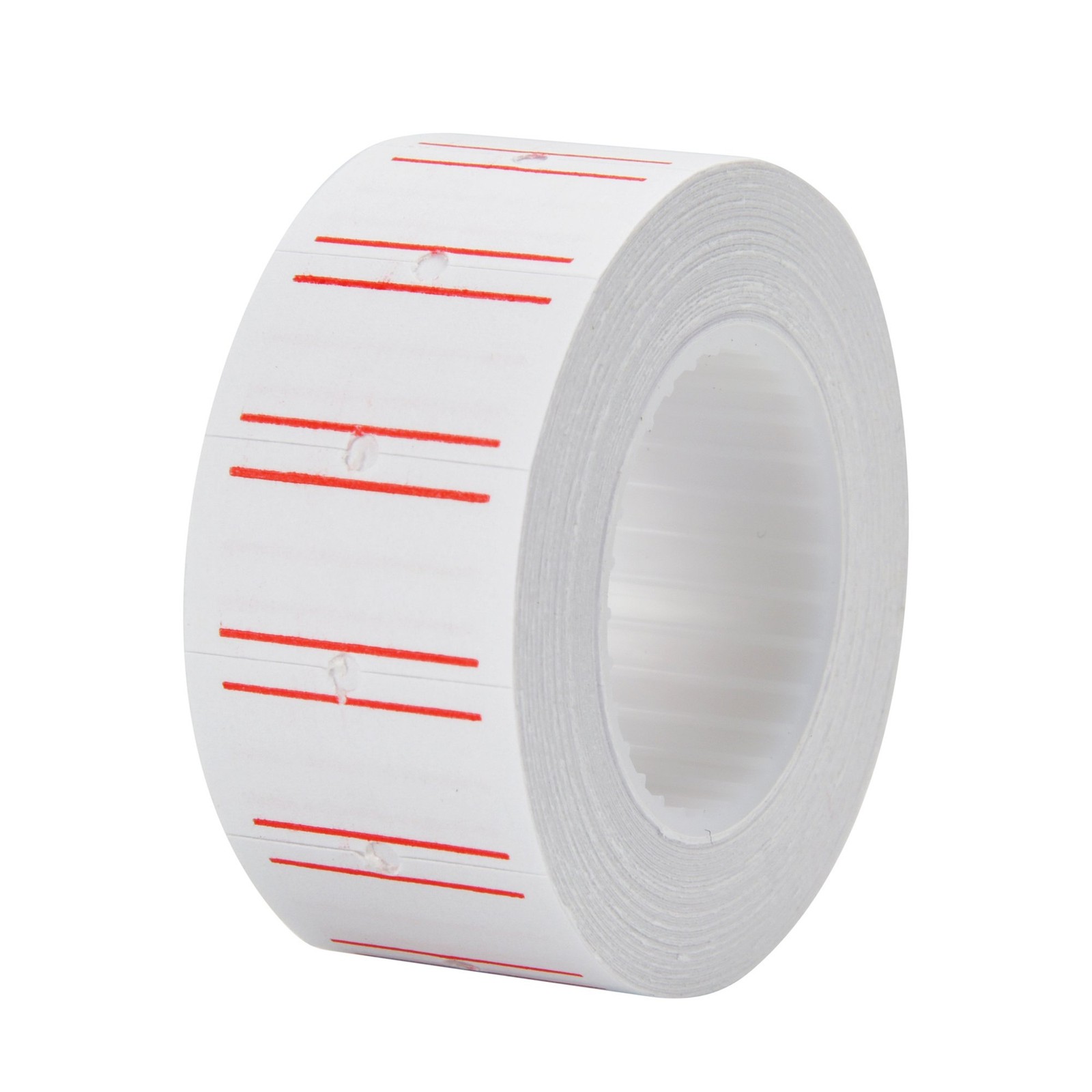 30 Rolls 600/Roll White Red Line Price Gun Paper Tag Labels for MX 5500 w/ 3 ink