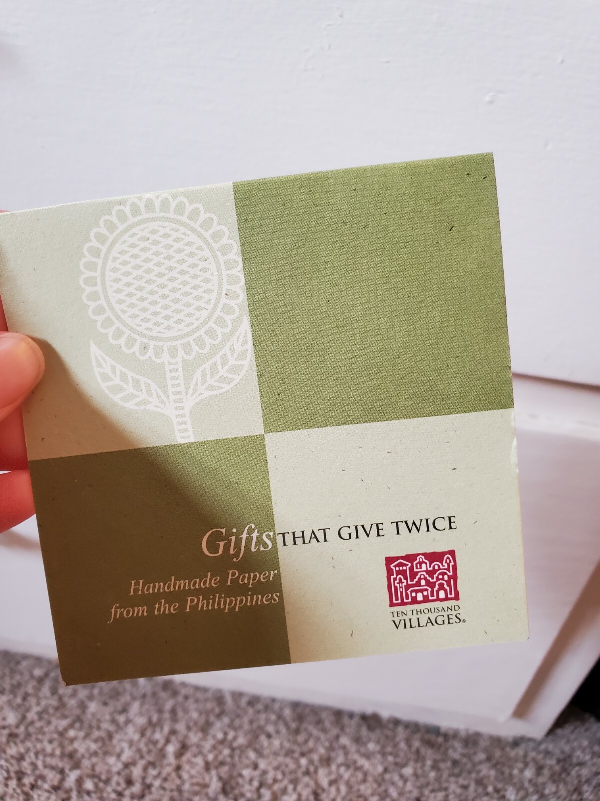 Ten Thousand Villages Handmade Paper Journal From The Philippines