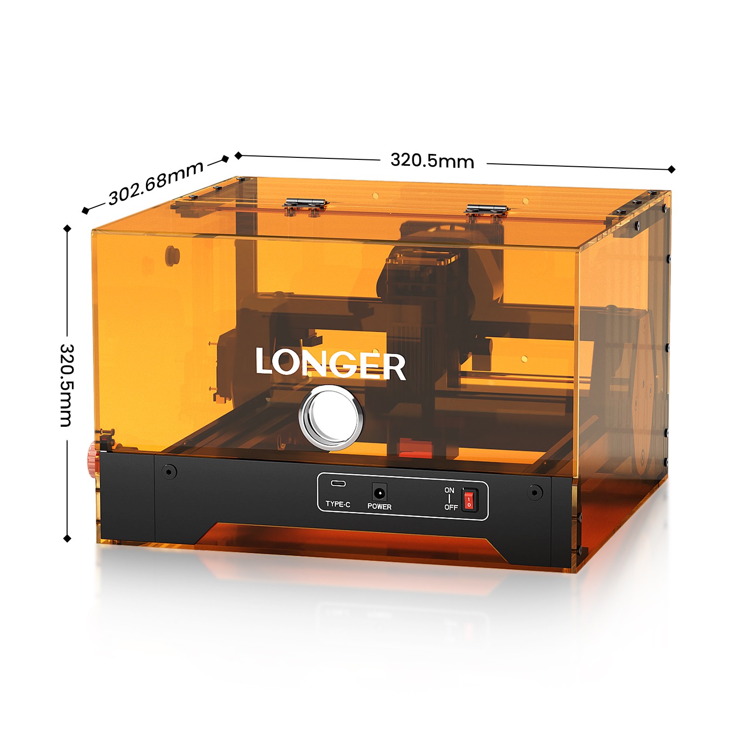 LONGER Ray5 miniS 3.5W Laser Engraver Machine, 12000mm/min, ?Free Honeycomb-400