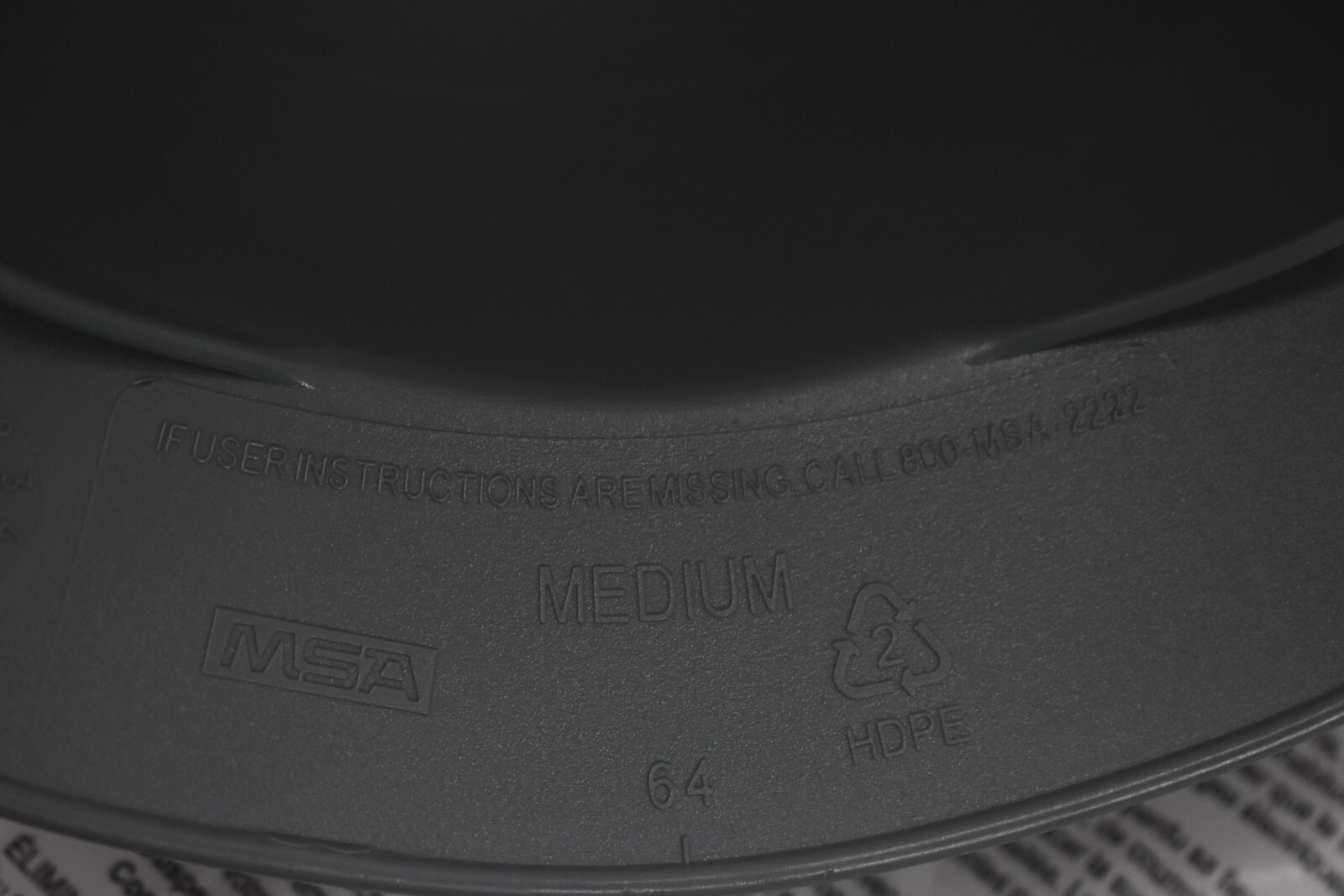 MSA V-Guard Type I Protective Helmet Gray Safety Hard Hat Branded 495736