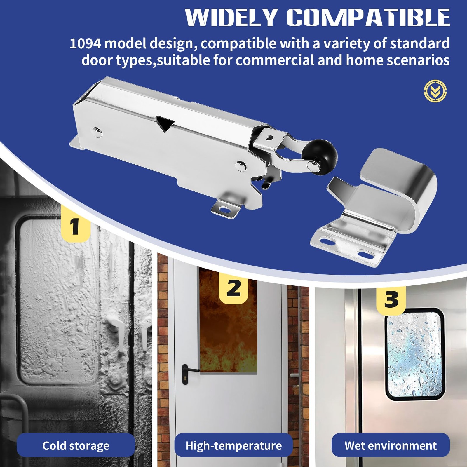 For Kason 1094 Hydraulic Door Closer Fits Heavy Duty Walk-in Freezers Fire Door