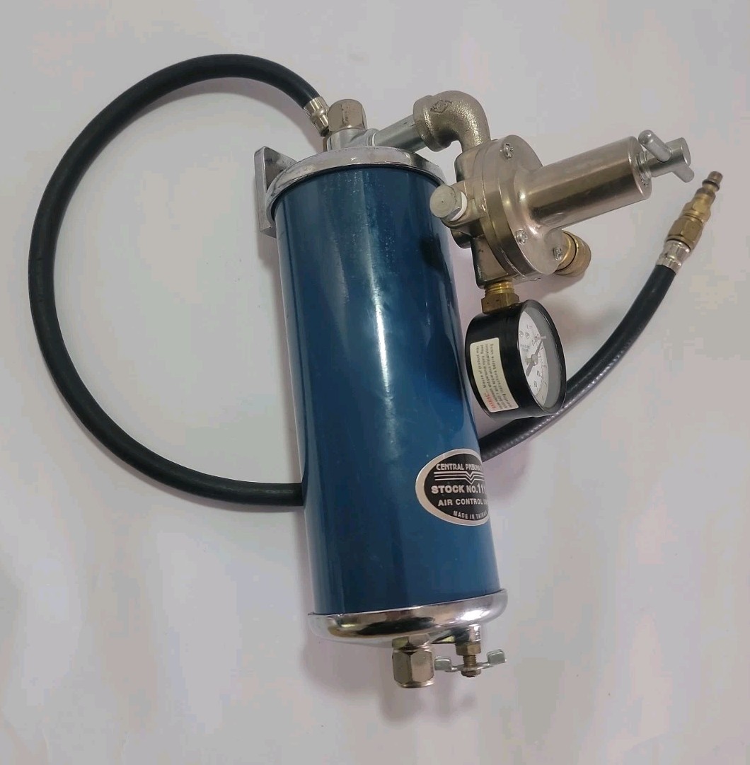 Central Pneumatic Air Control Unit Stock No. 1118 Filter Regulator & Gauge