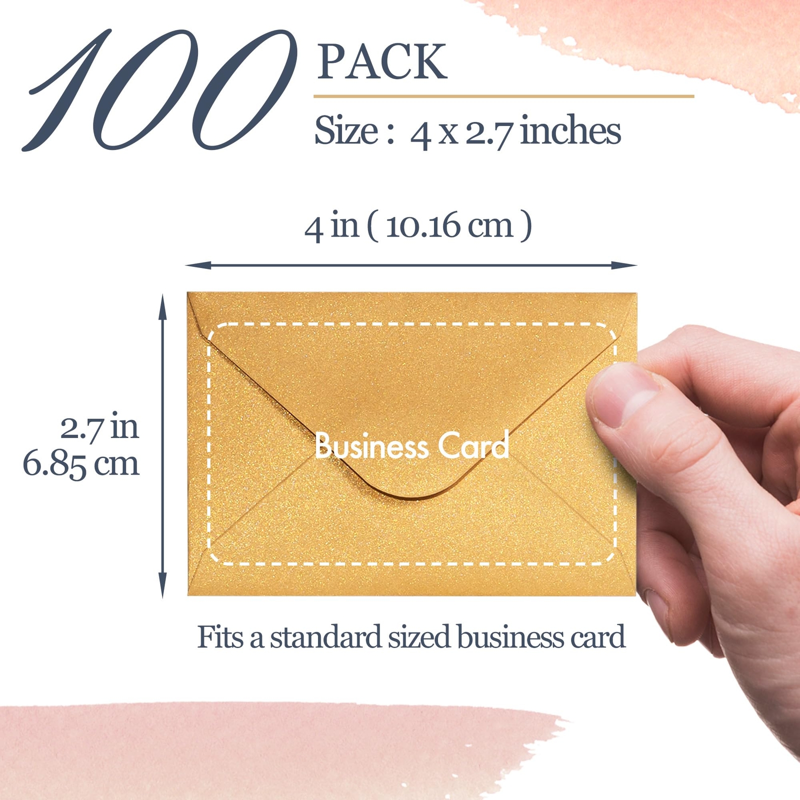 Gift Card Envelopes – 100-Count Mini Envelopes, Paper Business Card Envelopes
