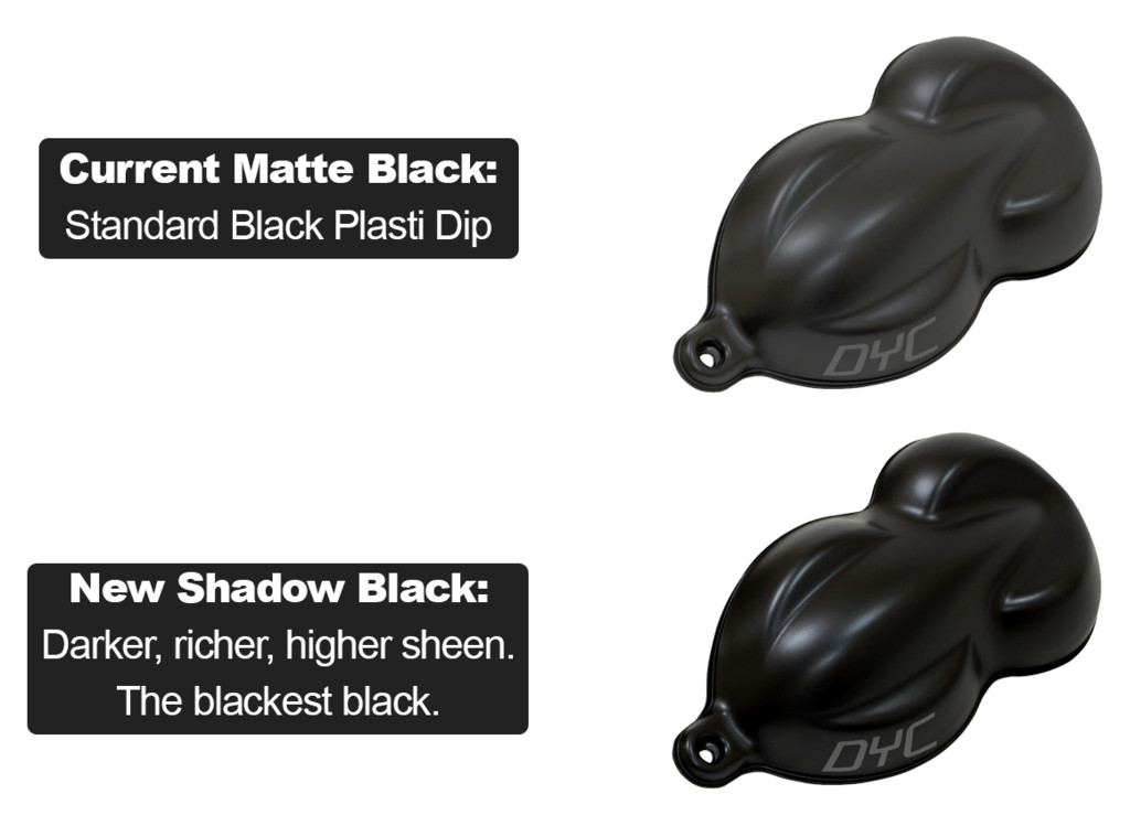 Shadow Black Plasti Dip Spray 2 Gallon DYC G-Force DipSpayer Combo Satin Black