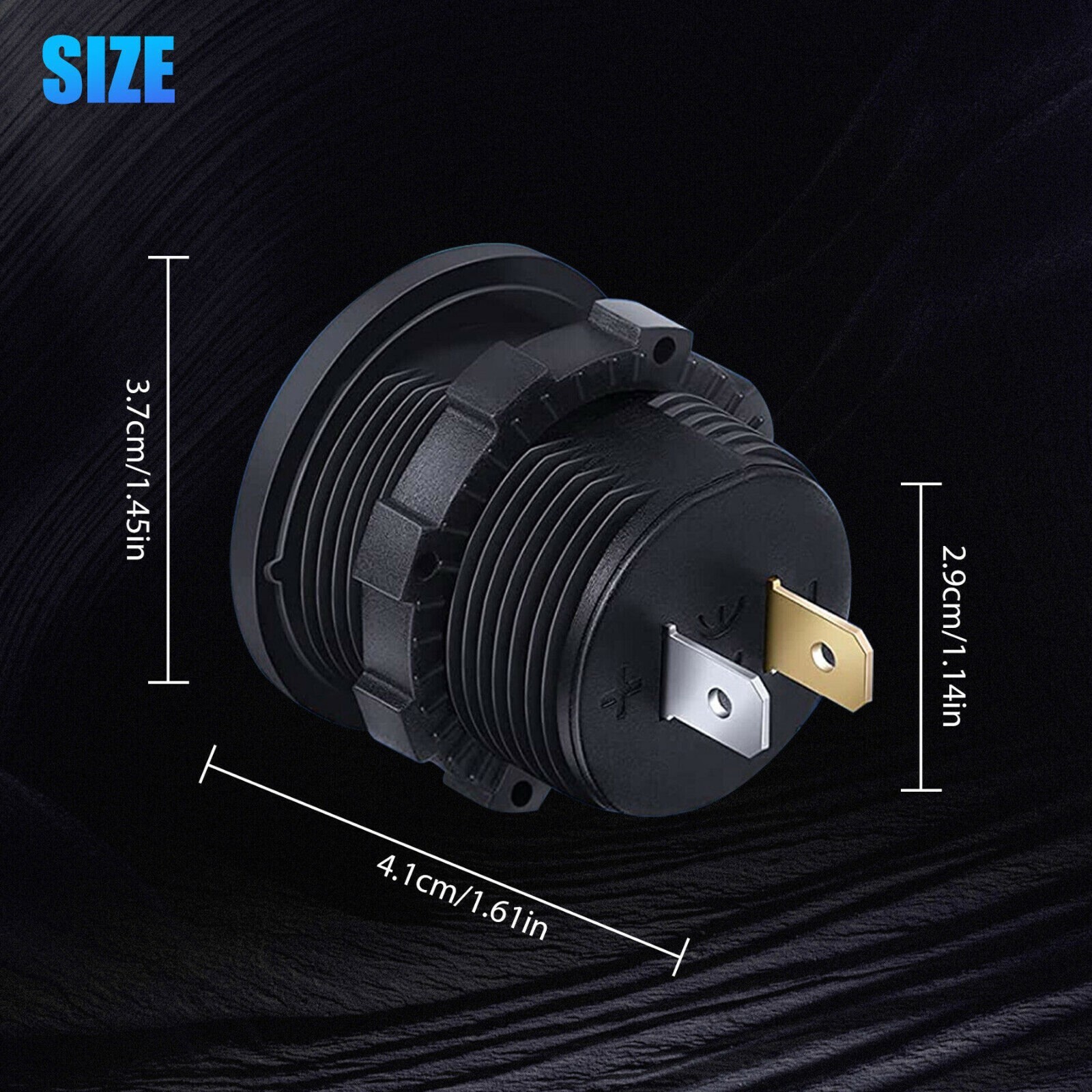 Waterproof CAR Battery Meter DC 12V Voltmeter LED Digital Display Voltage Gauge