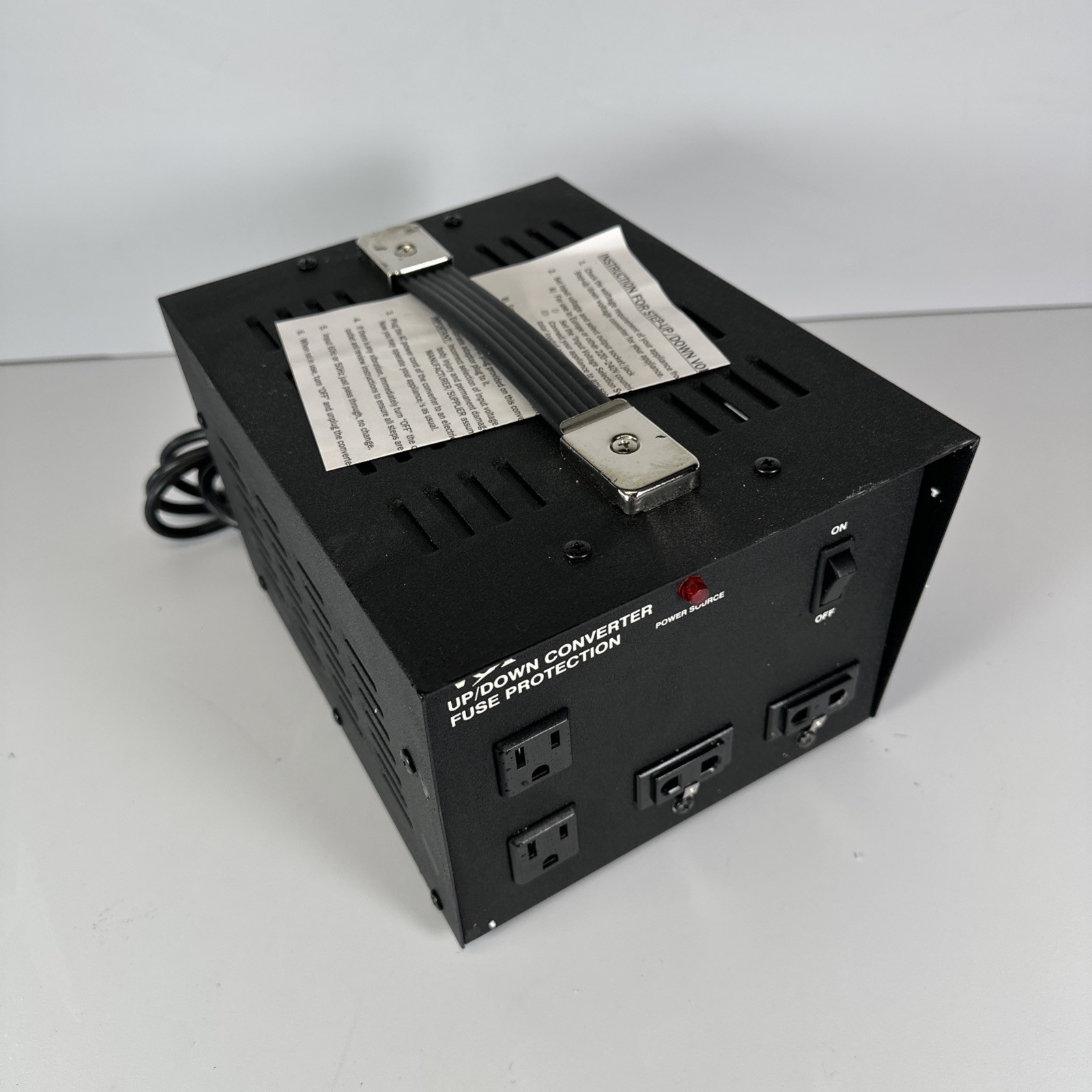 NEW VCT VT-2000 Up/Down Converter Fuse Protection 2000 Watts 110V Or 220V