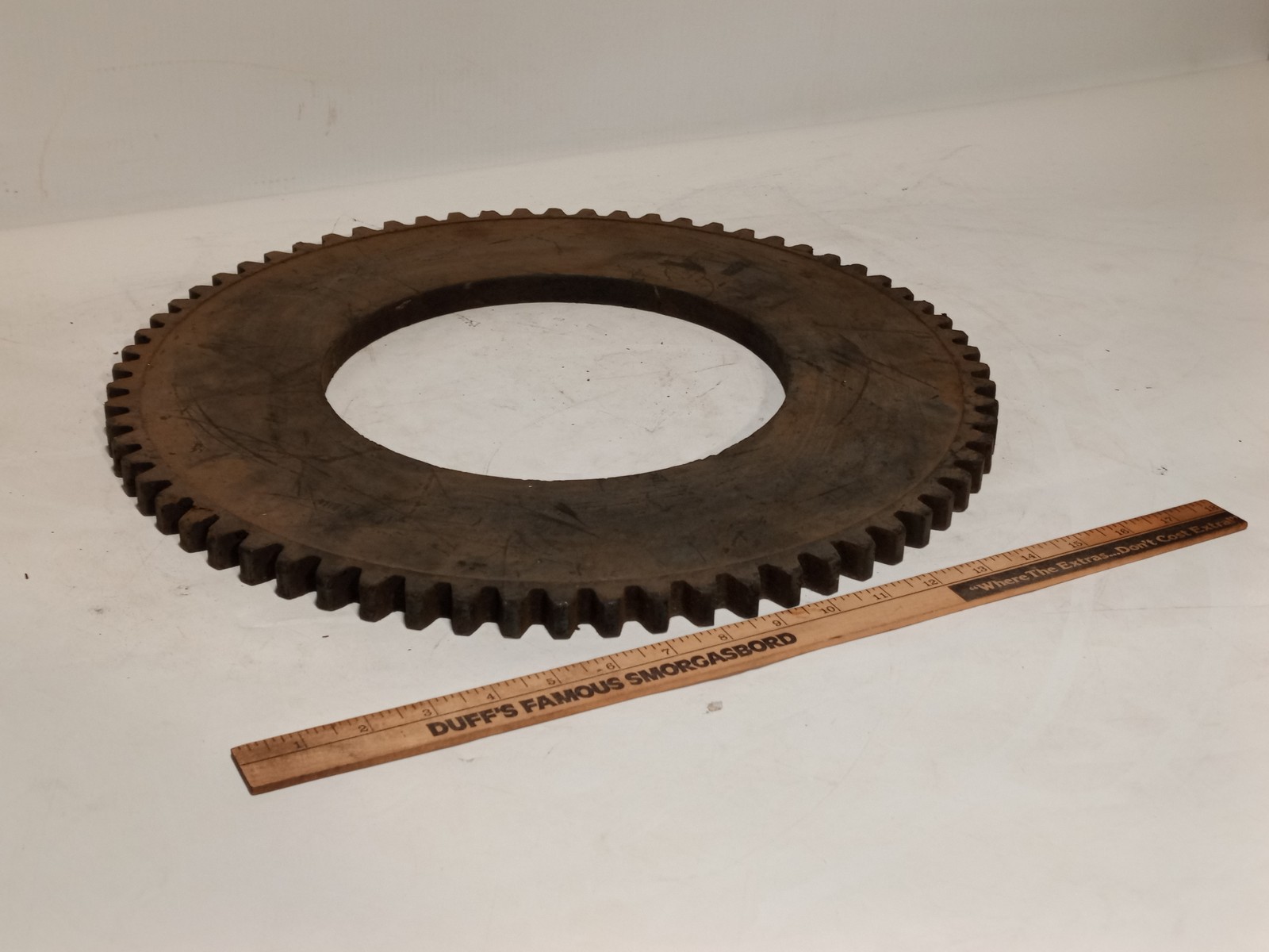 Unbranded 17.5OD 9.340ID steel ring gear industrial machine gear as shown