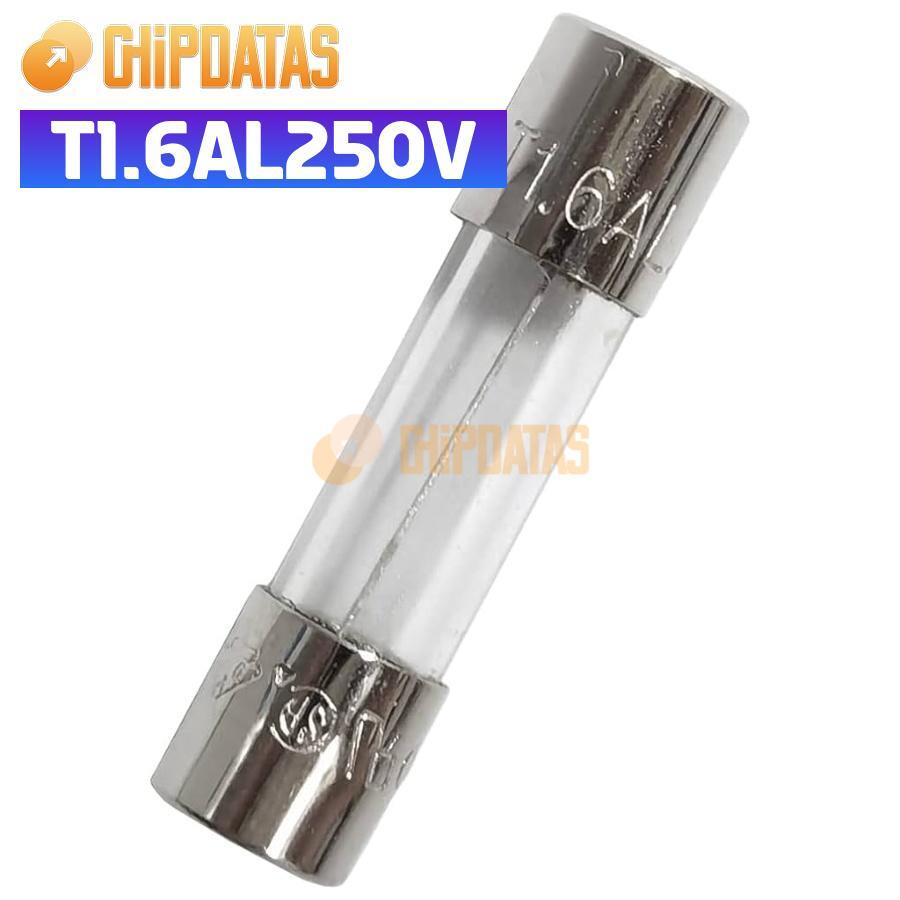 3PCS New T1.6AL250V, T1.6A 250V, T1.6L250V cartridge GLASS Fuses