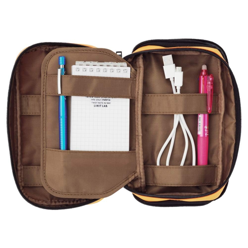 Large Capacity Double Zipper Pencil Case For Office College, Big Capacity 6 C…