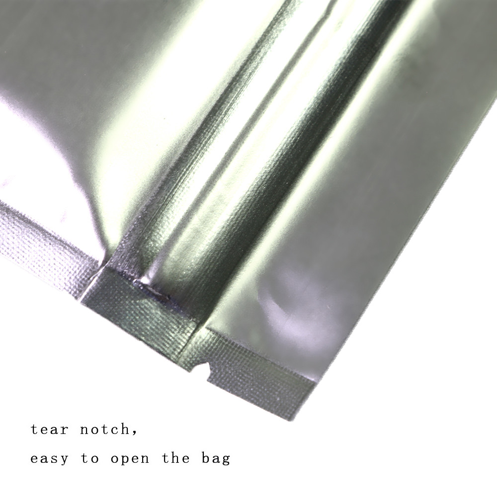 Multiple Sizes Colorful Flat Double-Sided Matte Mylar Foil Zip Lock Pouch Bag M