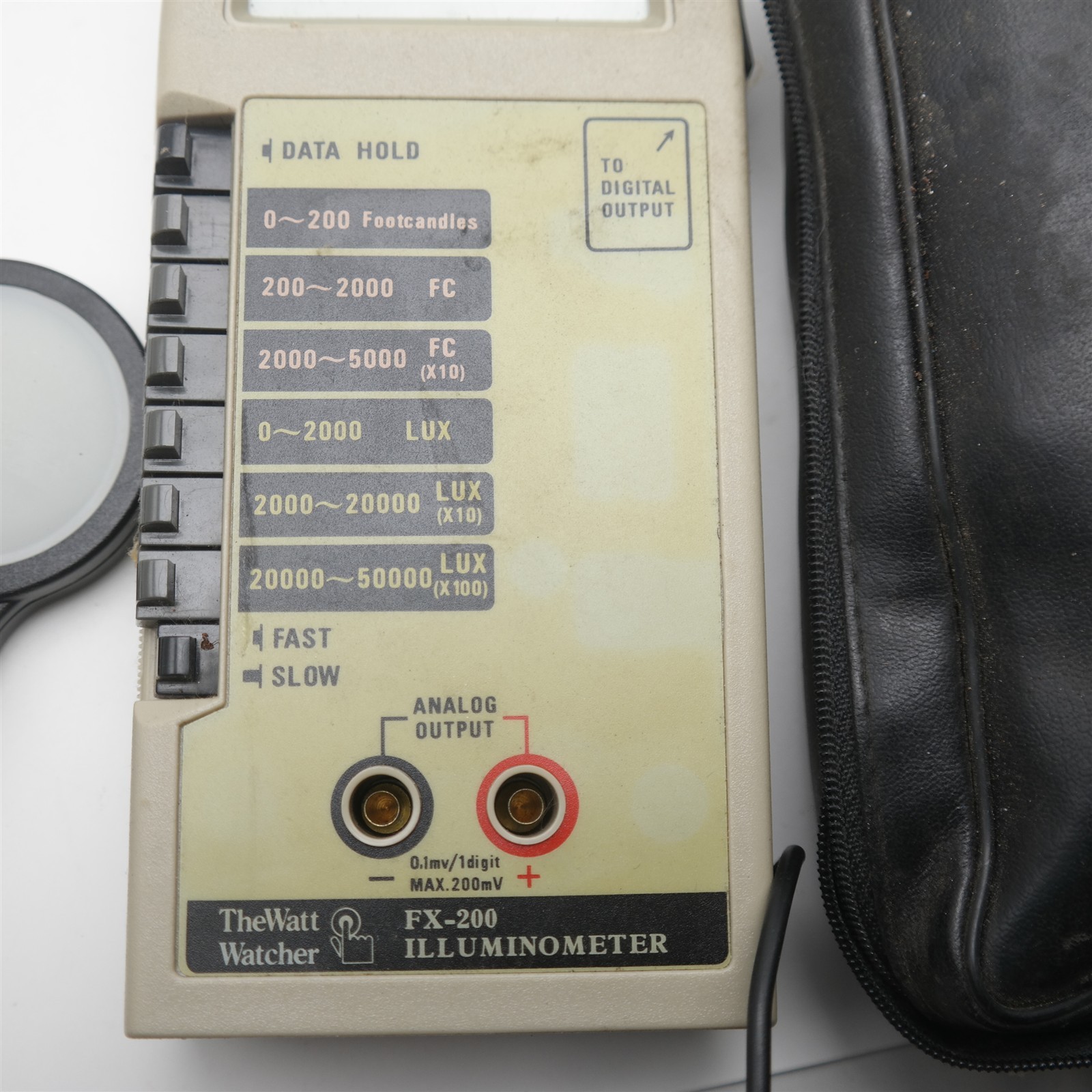 (2) vtg Illuminometer Watt Watcher & Sylvania Lux & Footcandles FX-200