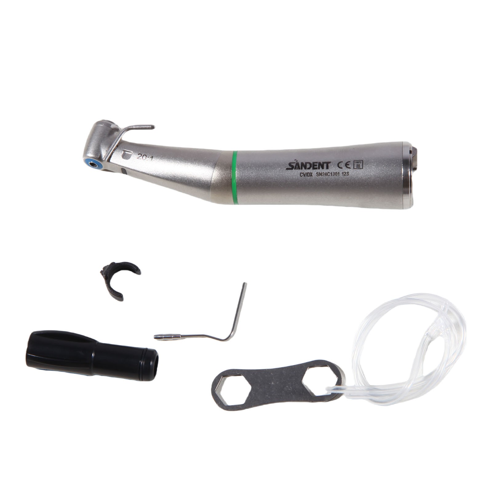 Dental Hygiene Prophy Handpiece Air Motor 4Holes 4:1 Nose Cone 360° Swivel USA