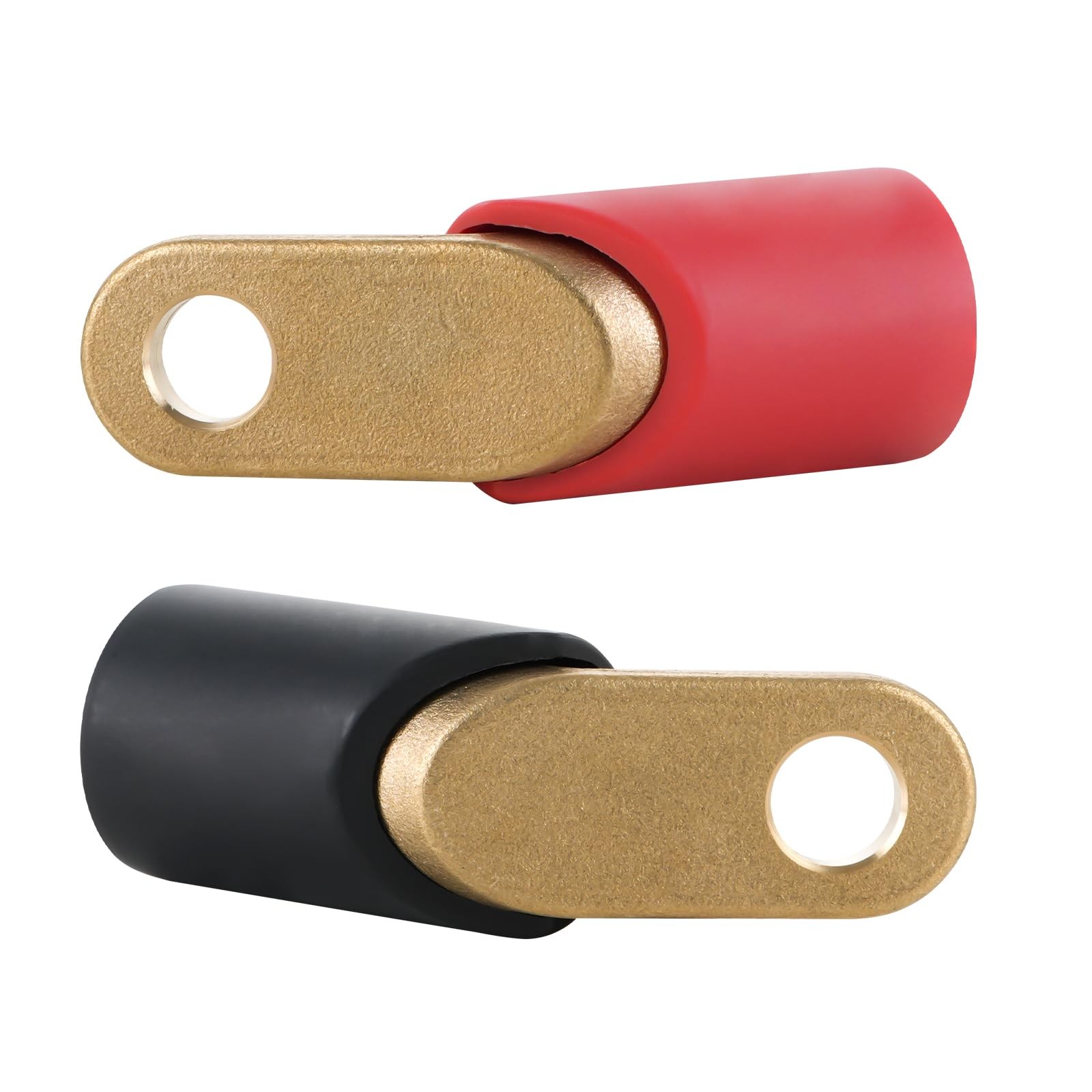 CT40FA Welding Terminals Connector Brass LC40 45 Angle 17/32″ Hole 2 PCS