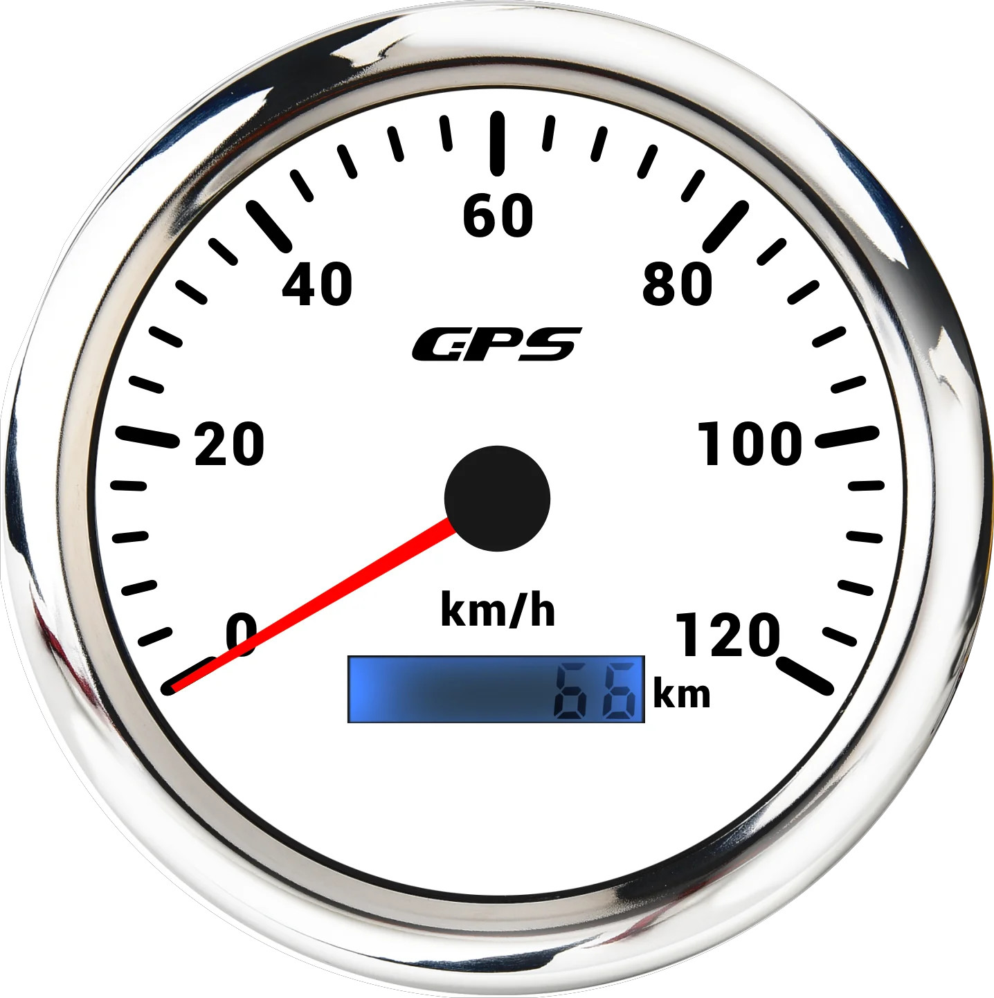 LED Universal 110MM GPS Speedometer 60/80/120/200KMH 80MPH Speed Gauge Meter