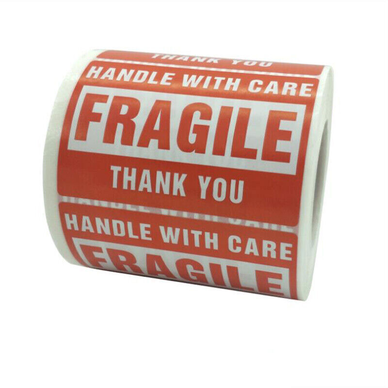 500/roll 1-20x Fragile Stickers 2×3″ 3×5″ Fragile Label Sticker Handle With Care