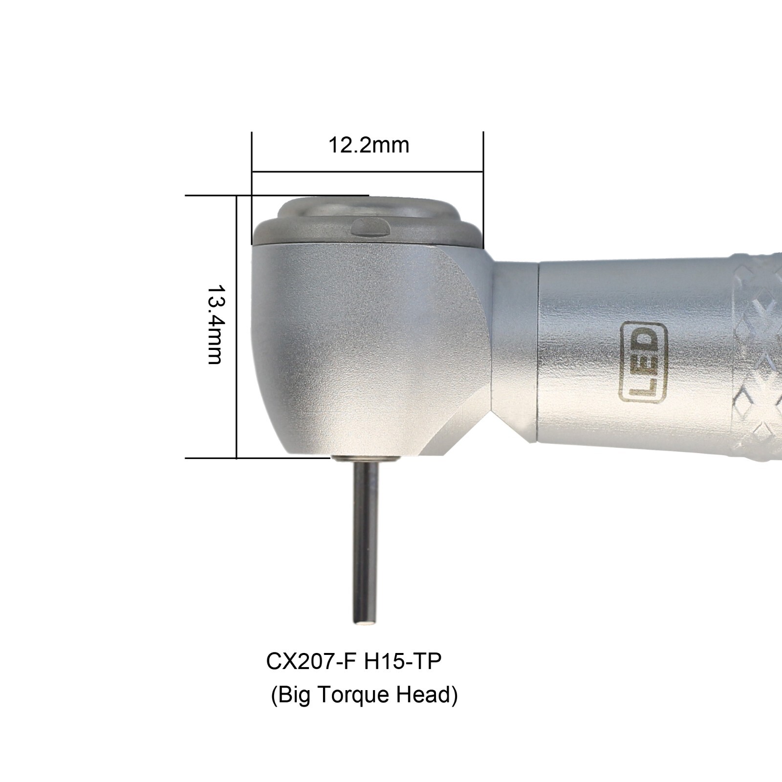 COXO Dental Self Power LED Handpiece CX207-F High Speed Turbine 2 4 Hole Midwest