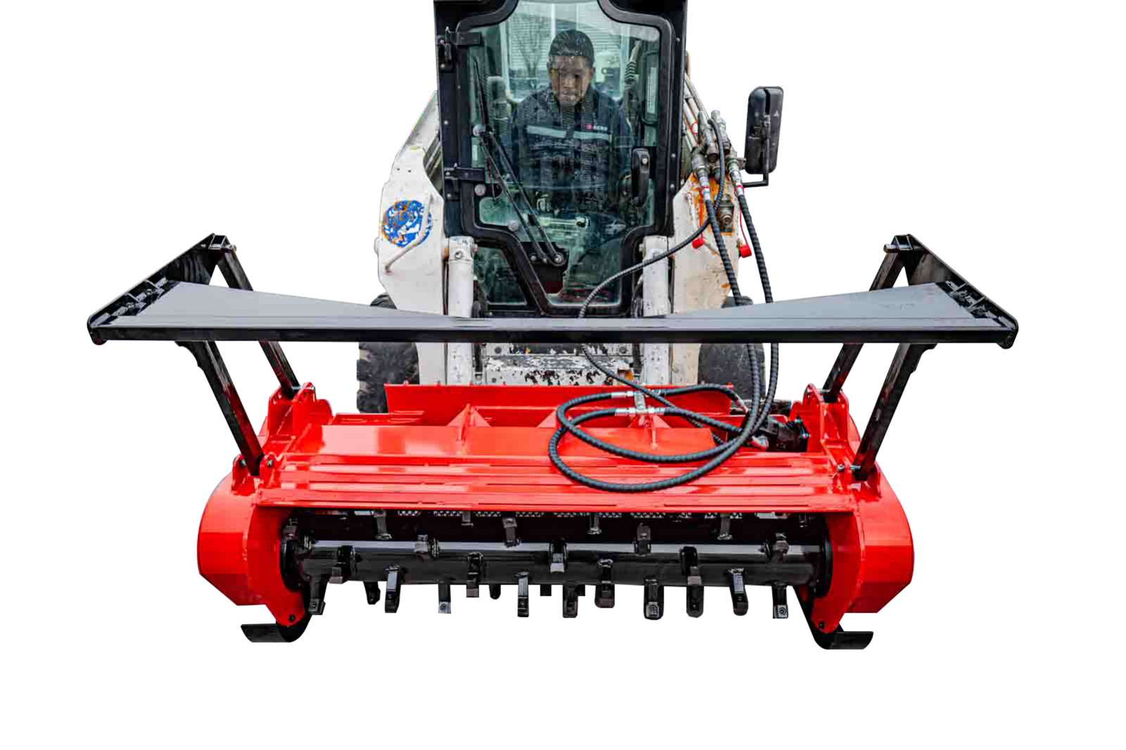 60″ Forestry Mulcher Cutter for Bobcat Skid Steer Tree Removal Land Clearing