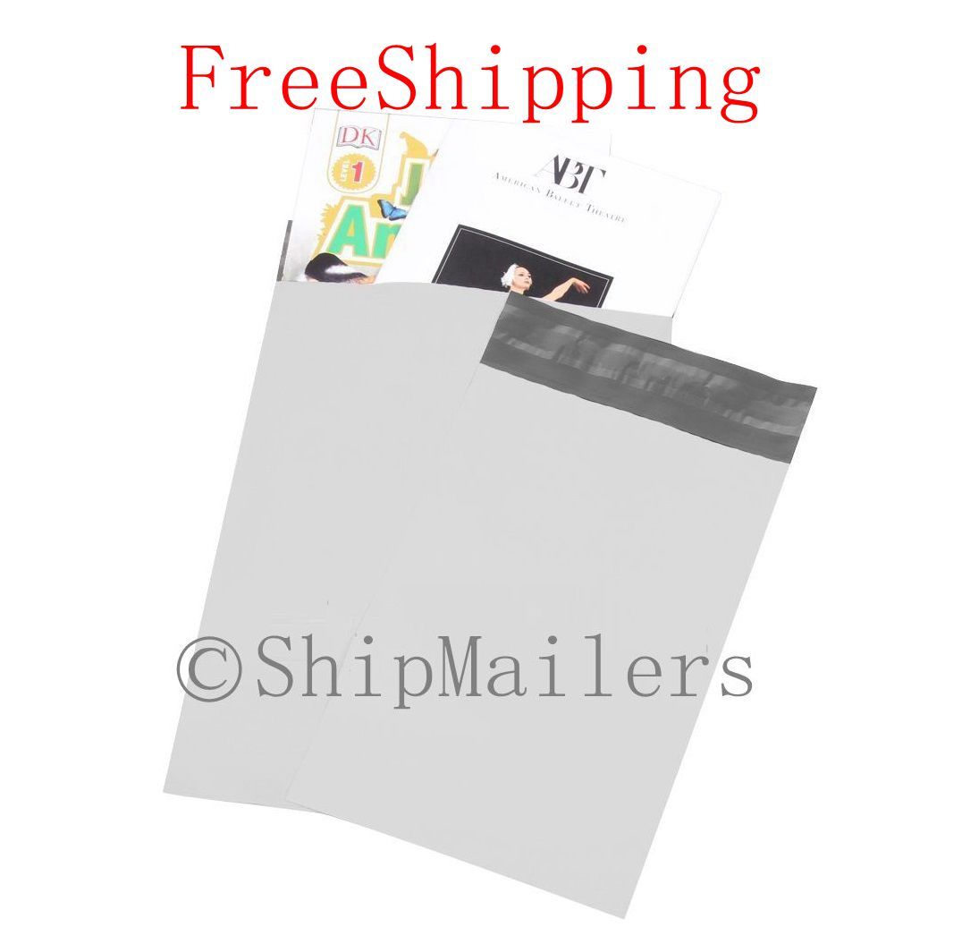 25 19X24 White Poly Mailer Self Sealing Shipping Envelopes Bags 2.0 Mil PM#8