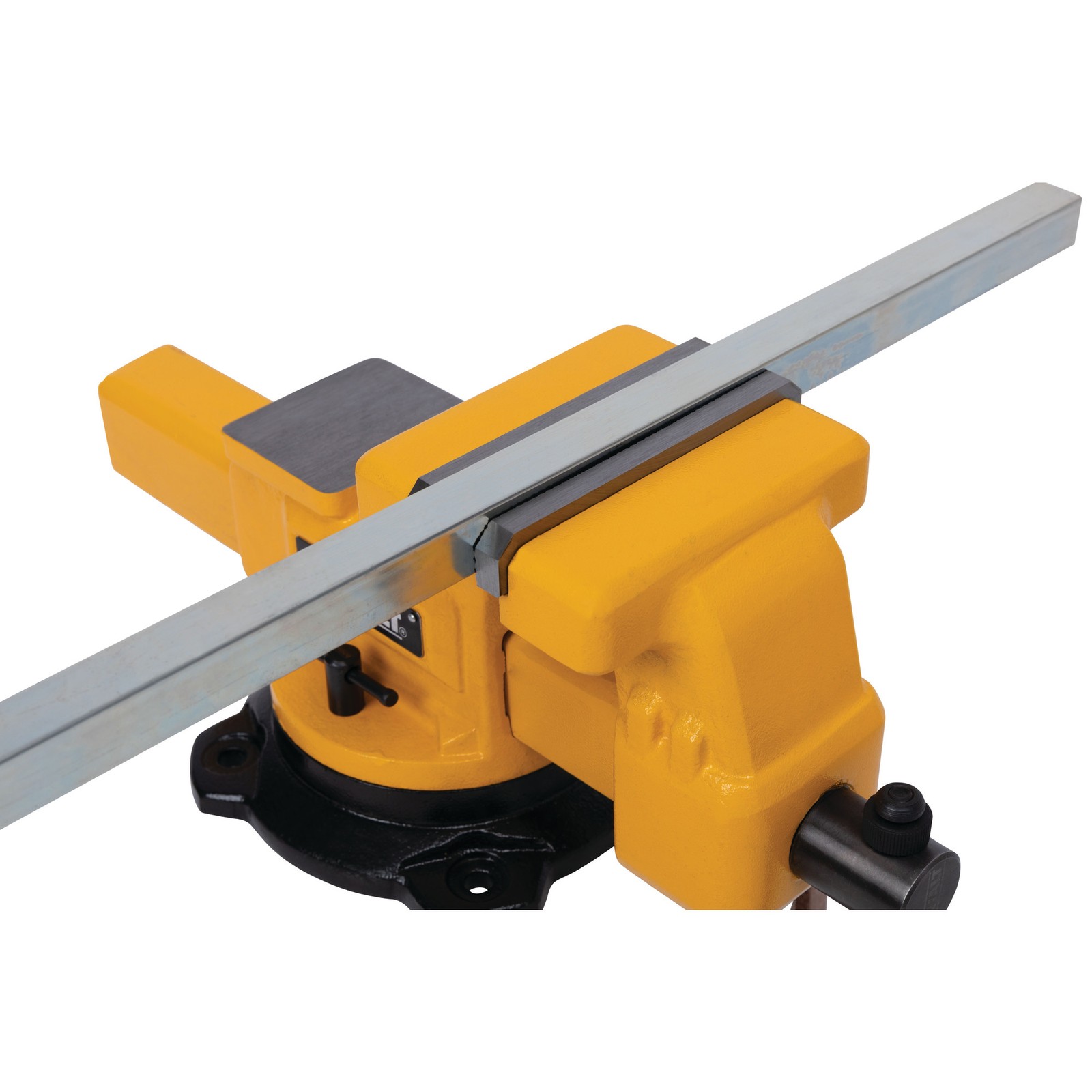 DEWALT 6-Inch 4400lb Capacity Bench Vise with Anvil in Yellow & Black DXMF06BV