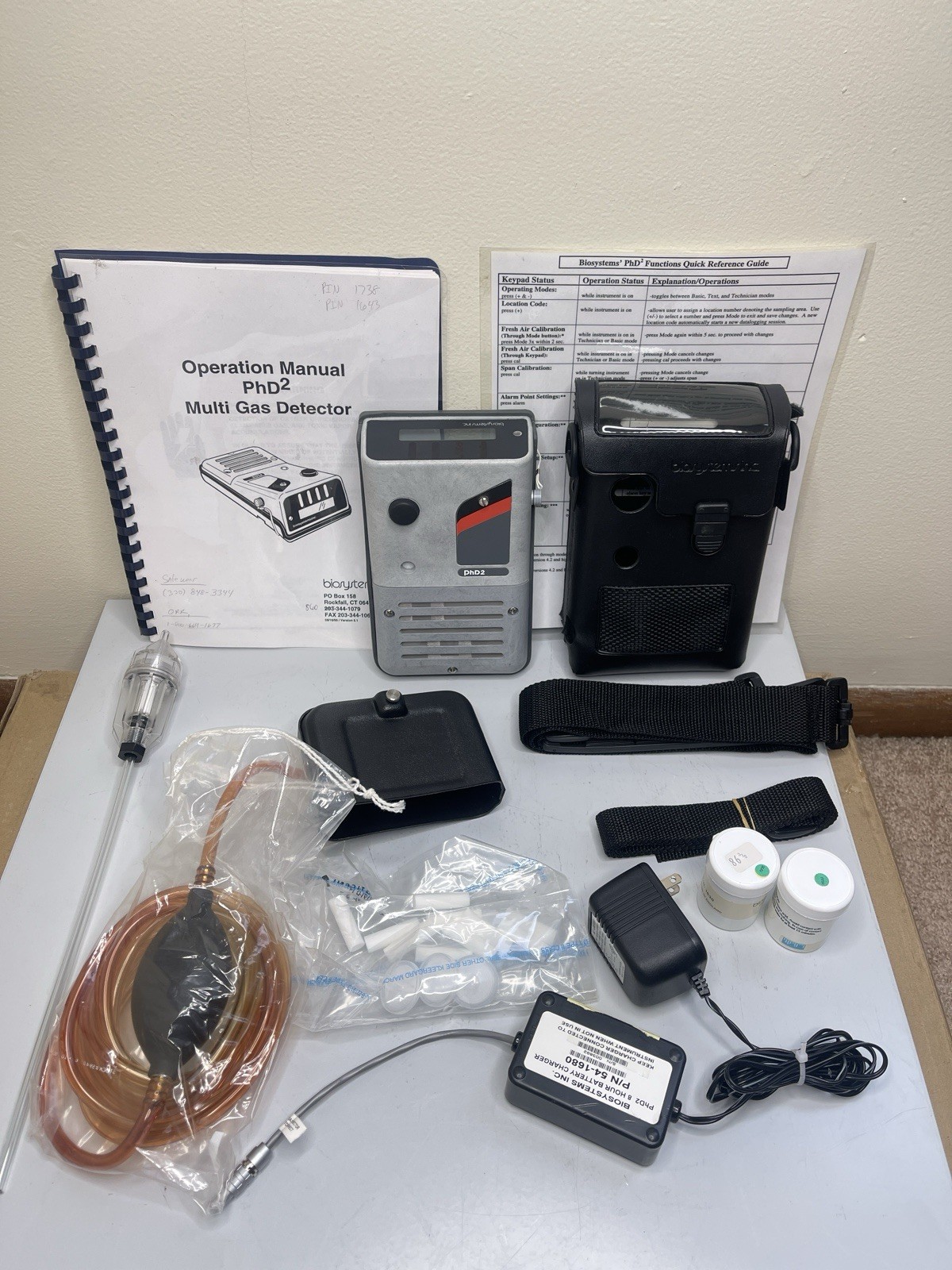 Biosystems Inc. PhD2 Multi Gas Detector with Remote Sample Draw Pump Mode 1655A