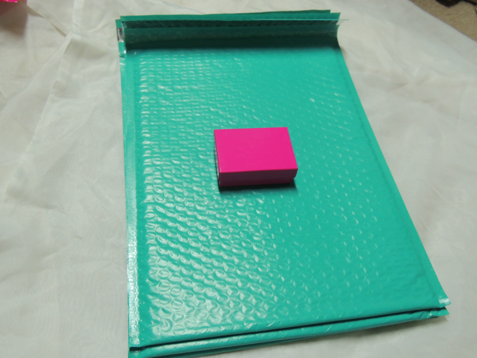 30 Hot Pink and Teal 10.5 X 15.25 Poly Bubble Mailers, Shipping Padded Mailer #5
