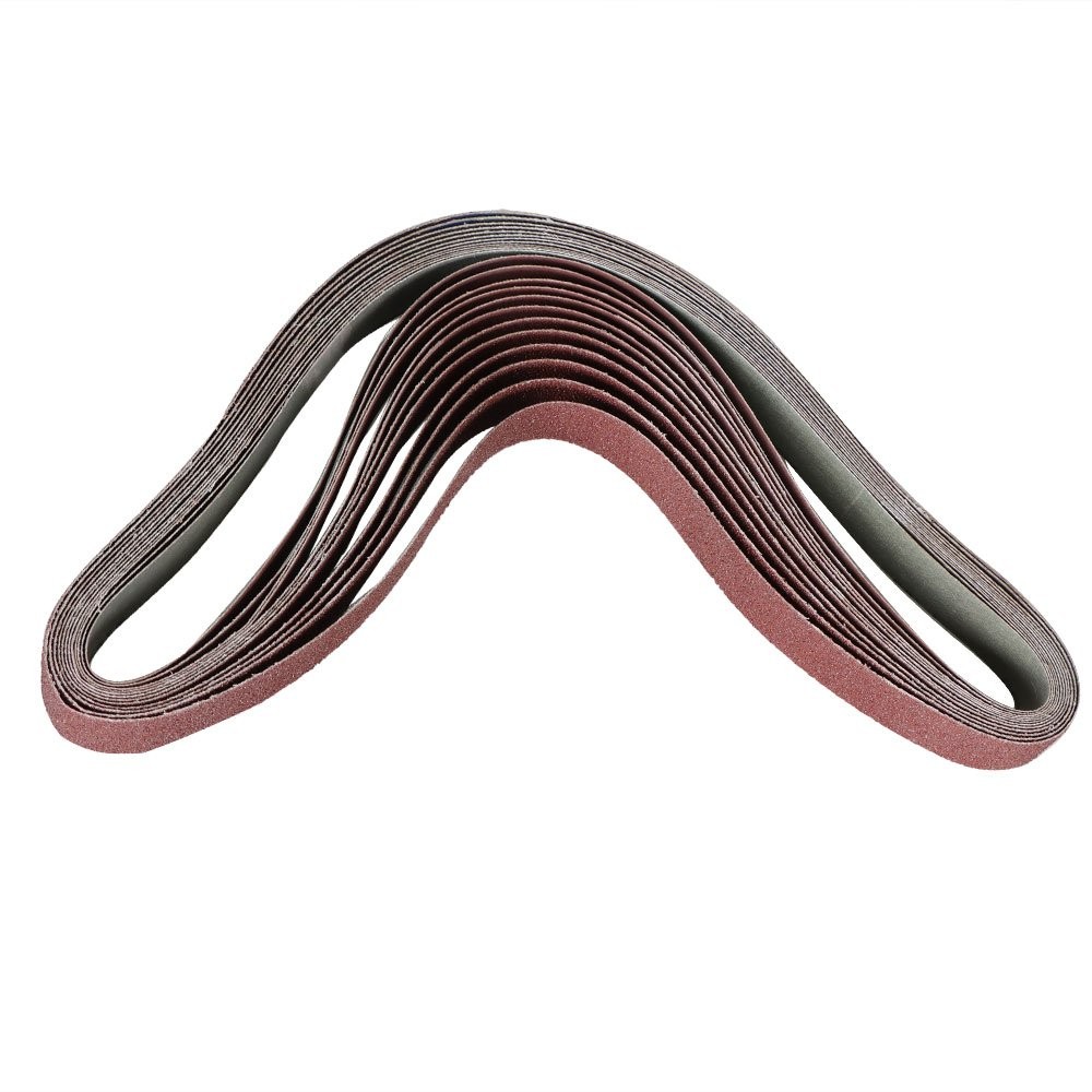 60 80 120 150 240 400 Grit Belt Sander 12 Pack 1″ x 42″ Sanding Belts