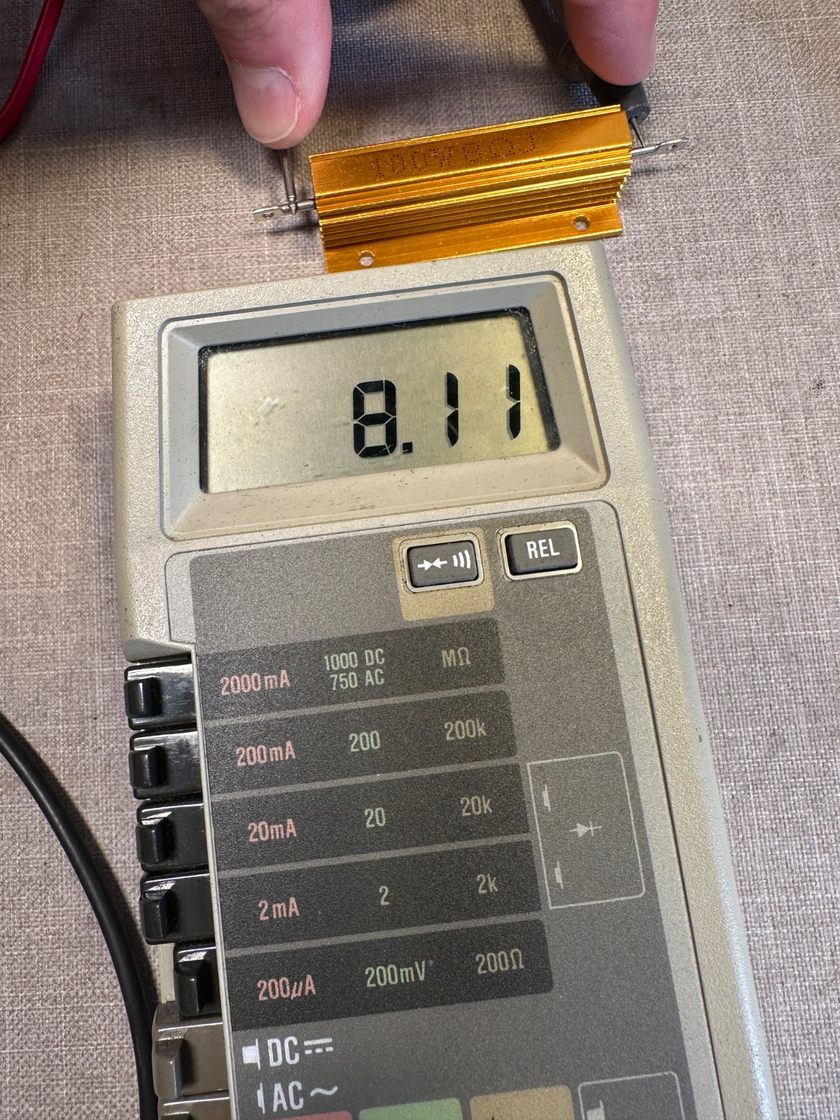 Fluke 8062A True RMS Multimeter – WORKS! – w/ Carry Case, Manual, Leads – READ!