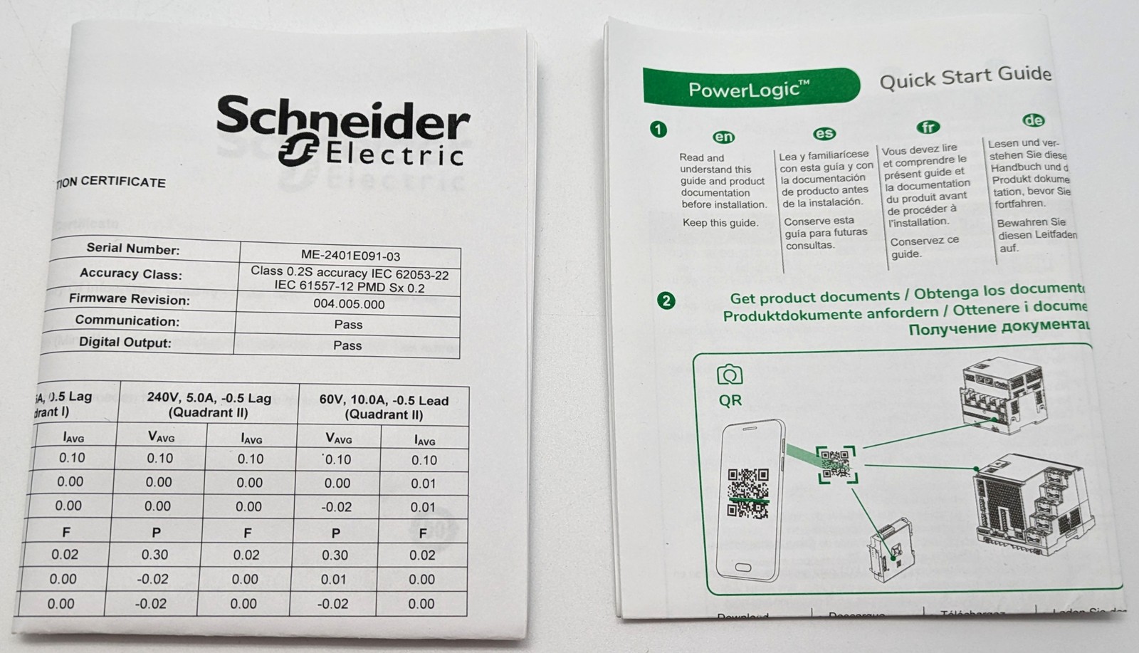 Schneider Electric PowerLogic PM8000 Standard Power Quality Meter (METSEPM8240)