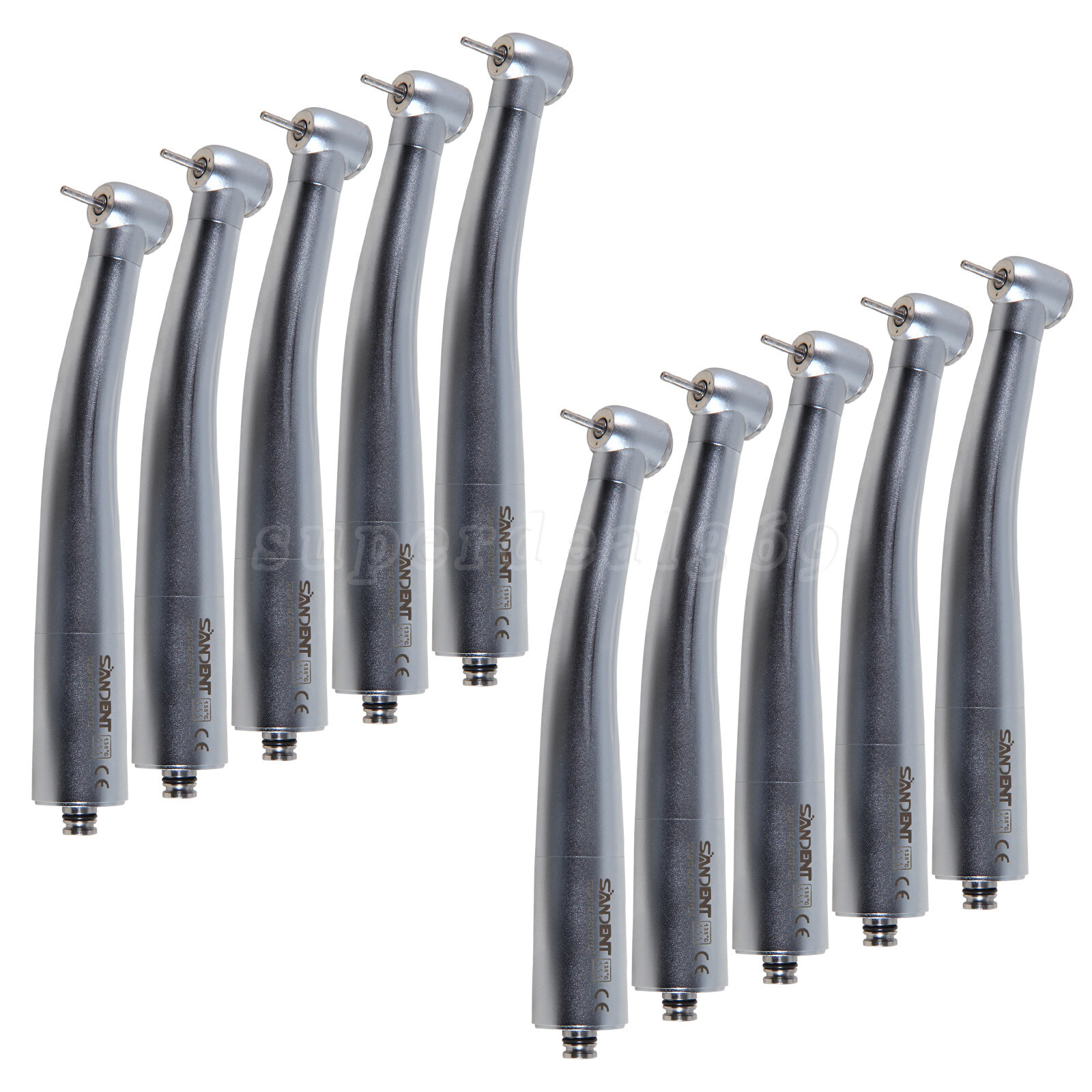 1-10*Dental High Speed Turbine Handpiece fit NSK 4 Hole Quick Coupler SANDENT st