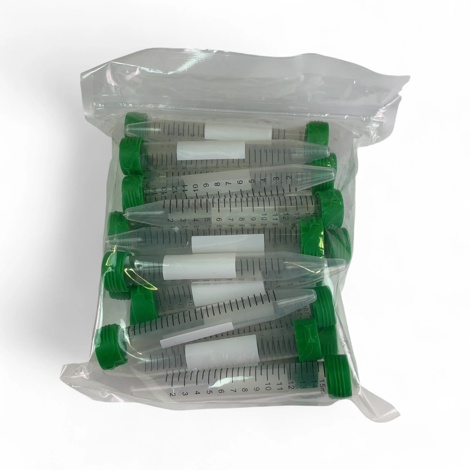 CellTreat Sterilized 15mL Centrifuge Tubes w Flip Top Caps 229417 – 500/cs (BO!)