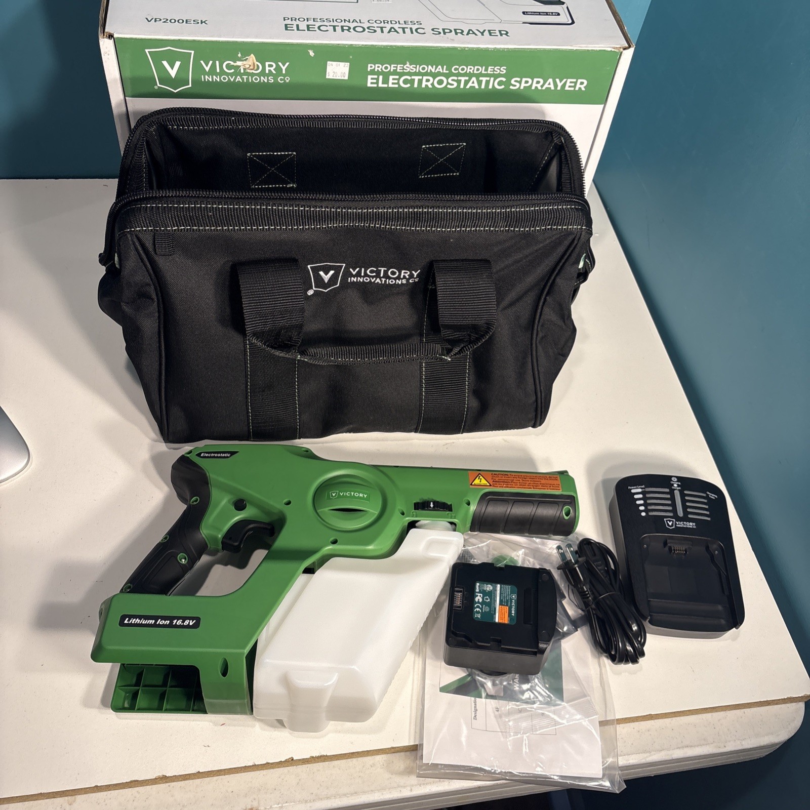Victory CP200ES Electrostatic Sprayer Kit w/Bag – NEW