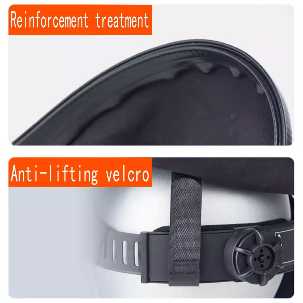 Welding Helmet Rear Extension Cover, Helmet Neck, Neck Visor, Anti-Glare, Hel…