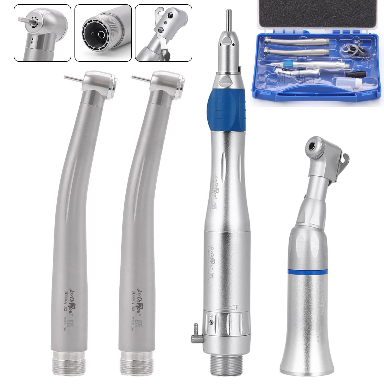 Dental Estilo Alta y Baja Velocidad Kit de Pieza de Mano Turbina 2 Agujero Kit