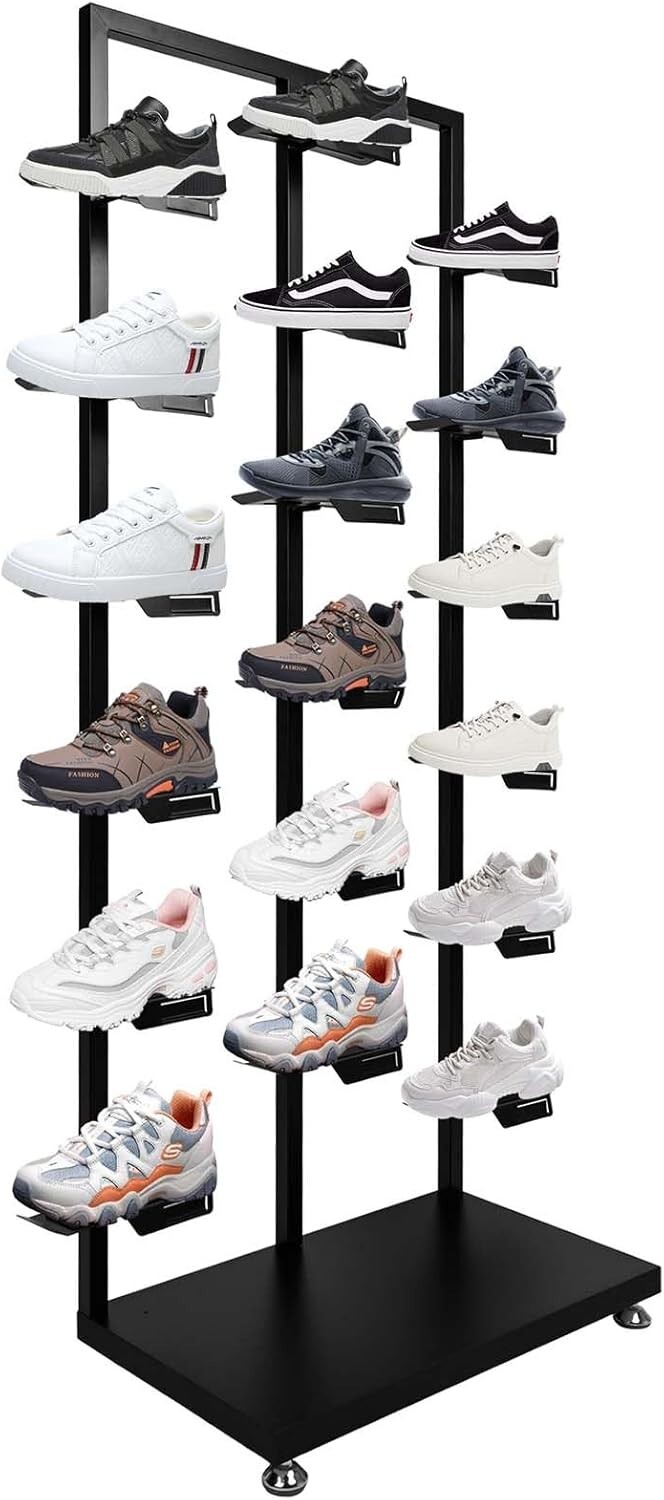 AIWFL Commercial Clothing Store Shoe Rack,Free Standing Shoe Rack,Retail Boutiq
