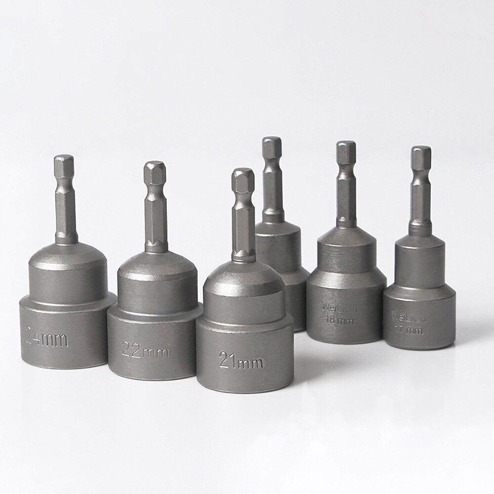 1/4″ Hex Magnetic Nut Driver Set 3 to 24mm Metric Socket Impact Drill Bits