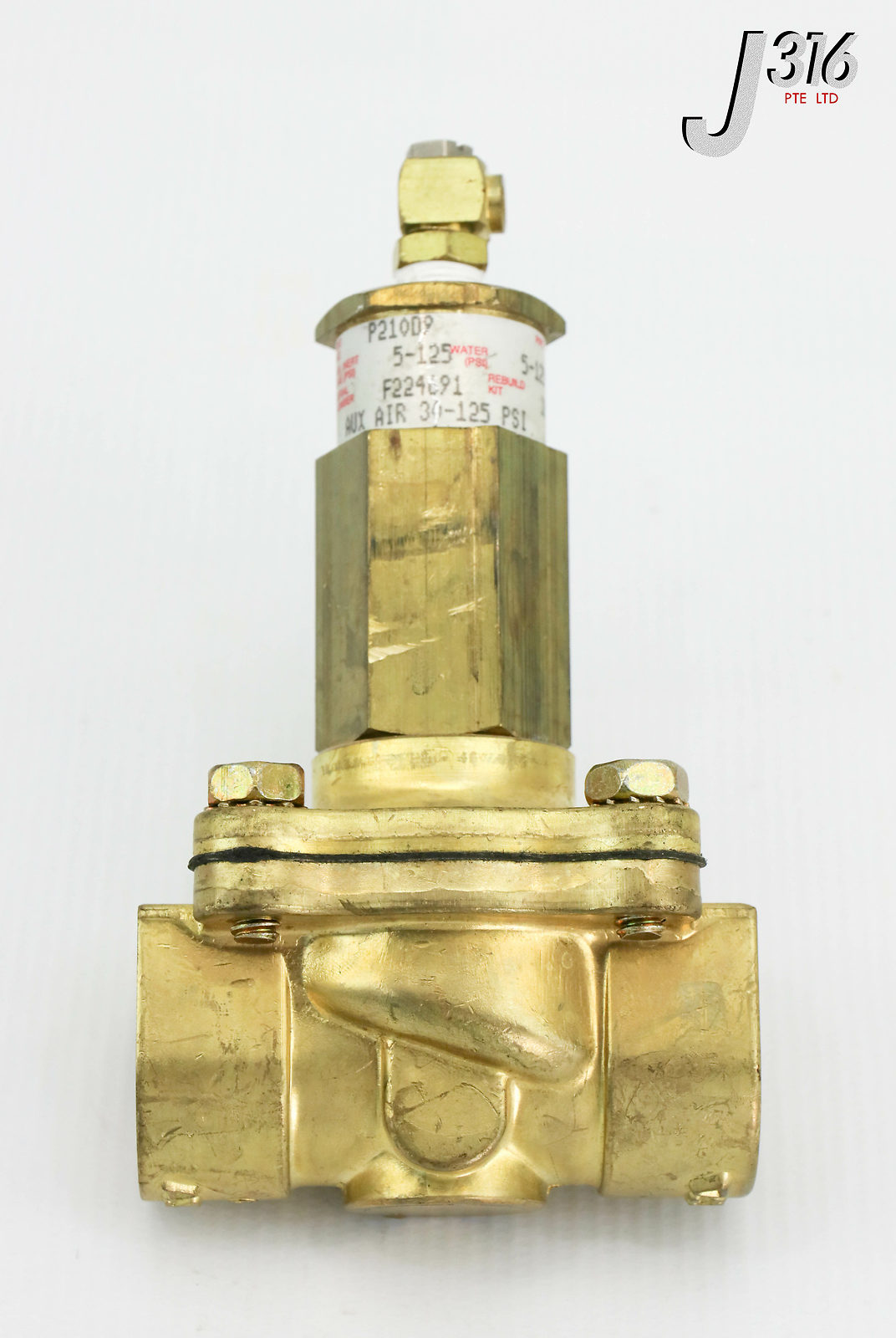 20108 ASCO VALVE AIR OPERATED 3/4IN 5-125PSI AIR/WATER/OIL P210D9