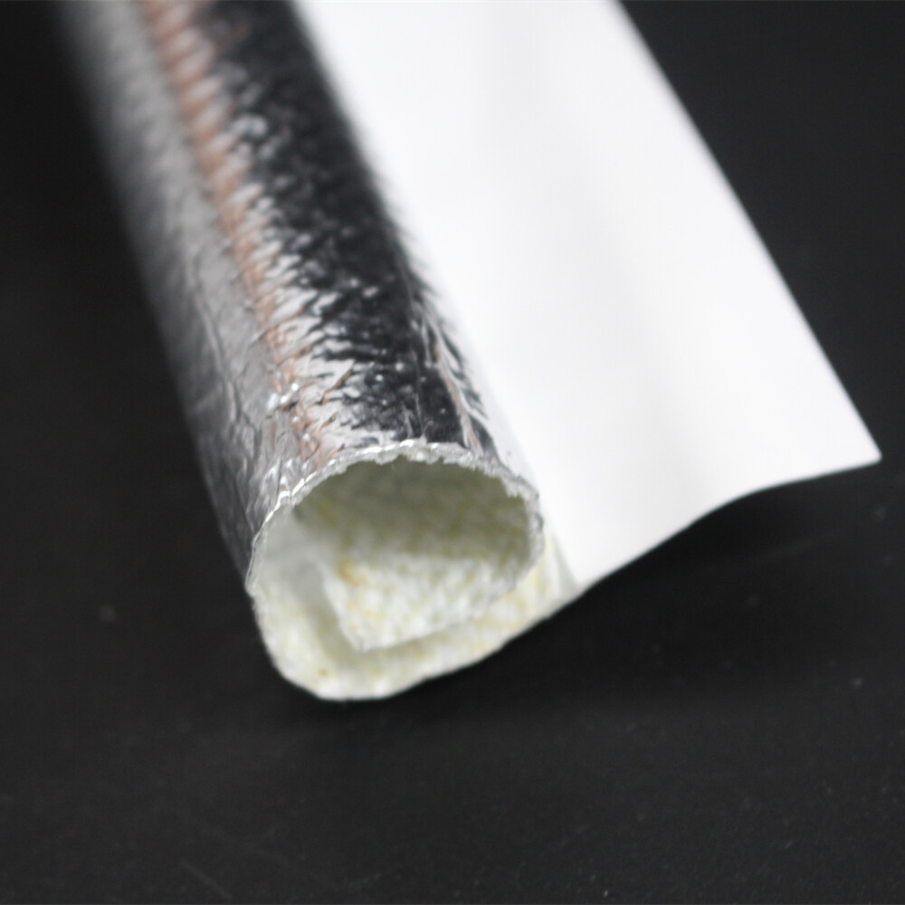 3/8″(10mm) ID Self-wrap Heat Shield Sleeve Thermal for Hoses Cables Automotive