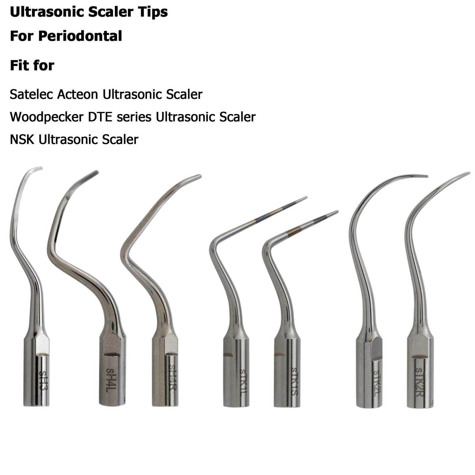 Dental ACTEON NEWTRON P5 XS Ultrasonic Scaler Handpiece Satelec Piezo Tips H3 1S