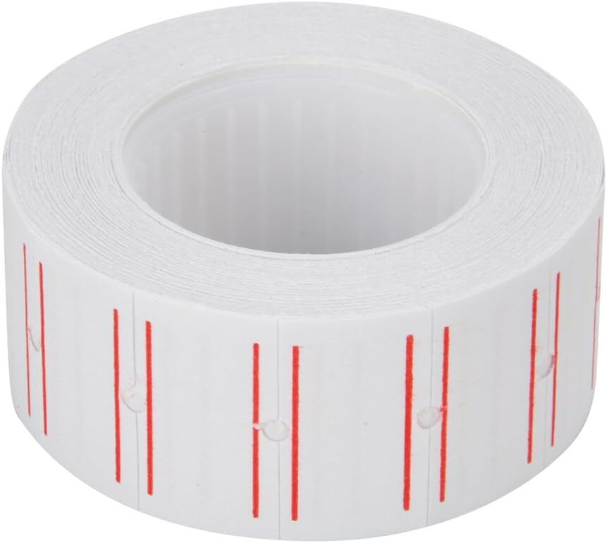 MFLABEL 10 Rolls 6000pcs White Price Gun Labels for Mx-5500 10 Rolls,