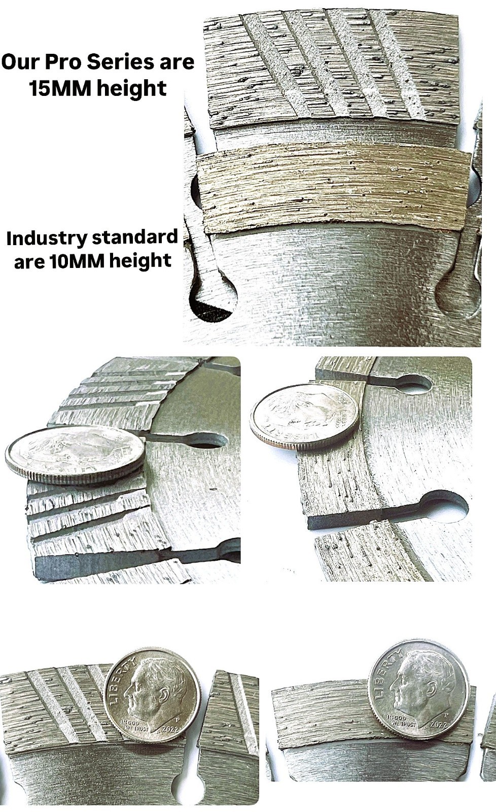9″ Diamond Blade fits Dewalt 9 in. Cordless Brushless Cut-Off Saw (10 pack)