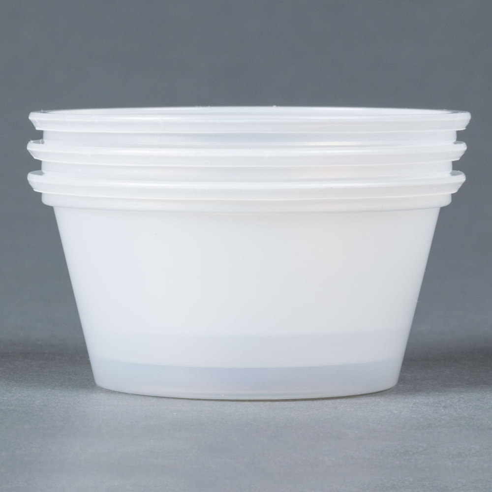 100 ct. 2 OZ Portion Cups NO Lids- Jello Shots, Samples FREE Shipping
