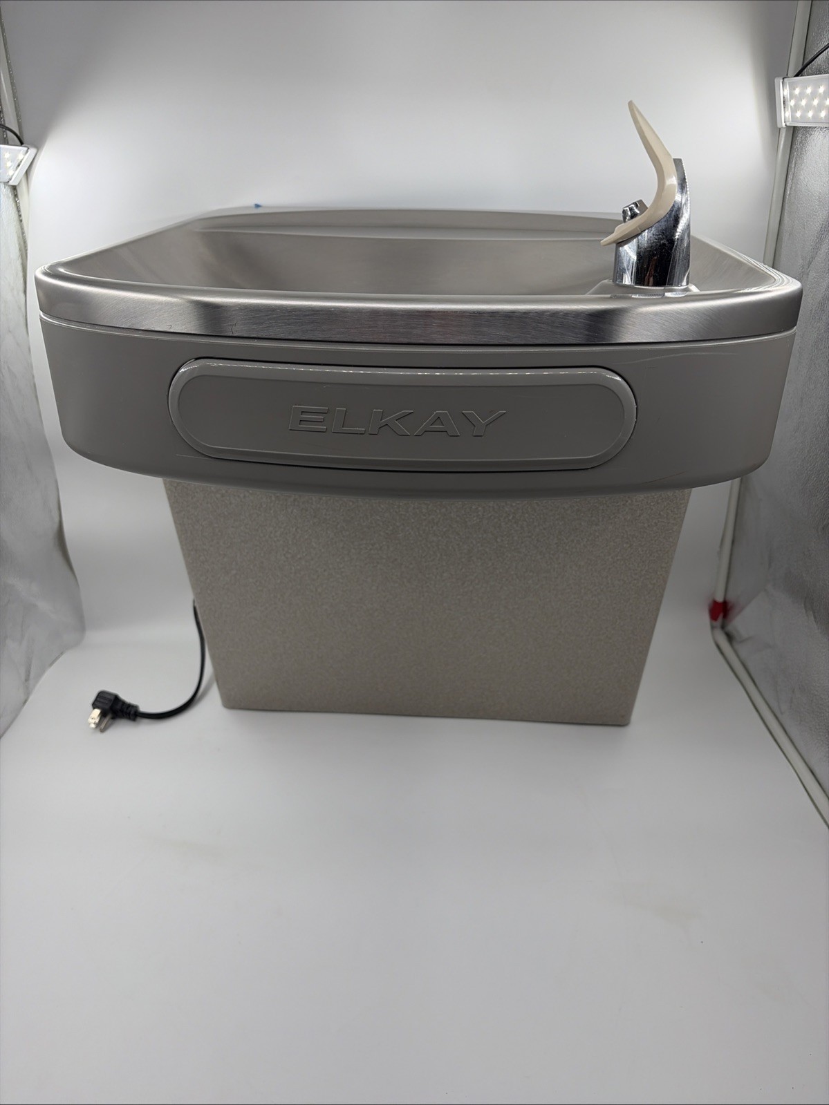 Elkay Wall Mount ADA Drinking Fountain Refrigerated Used – As Is