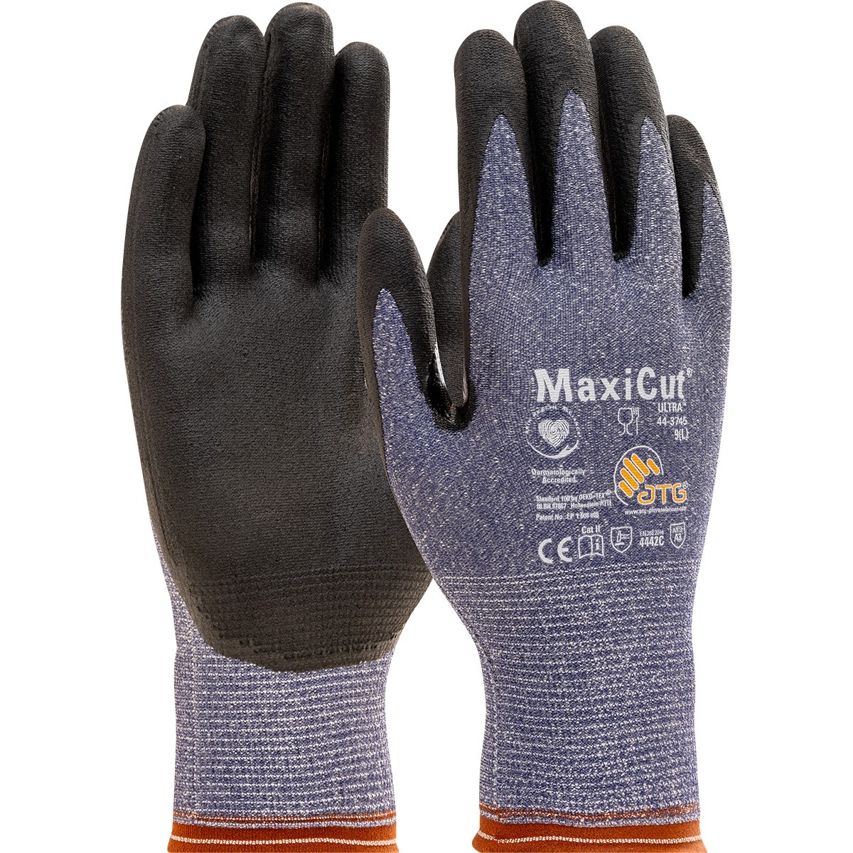 PIP MaxiCut Ultra Seamless Knit Glove w/ Nitrile Coated MicroFoam Grip, 44-3745