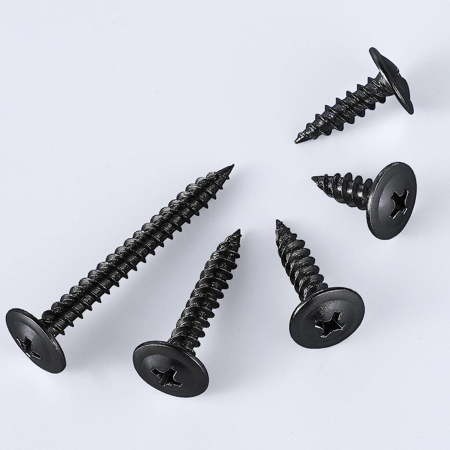 Modified Truss Head Self piercing sharp point Screws #8x 1/2″- 3″ K-Lath Black