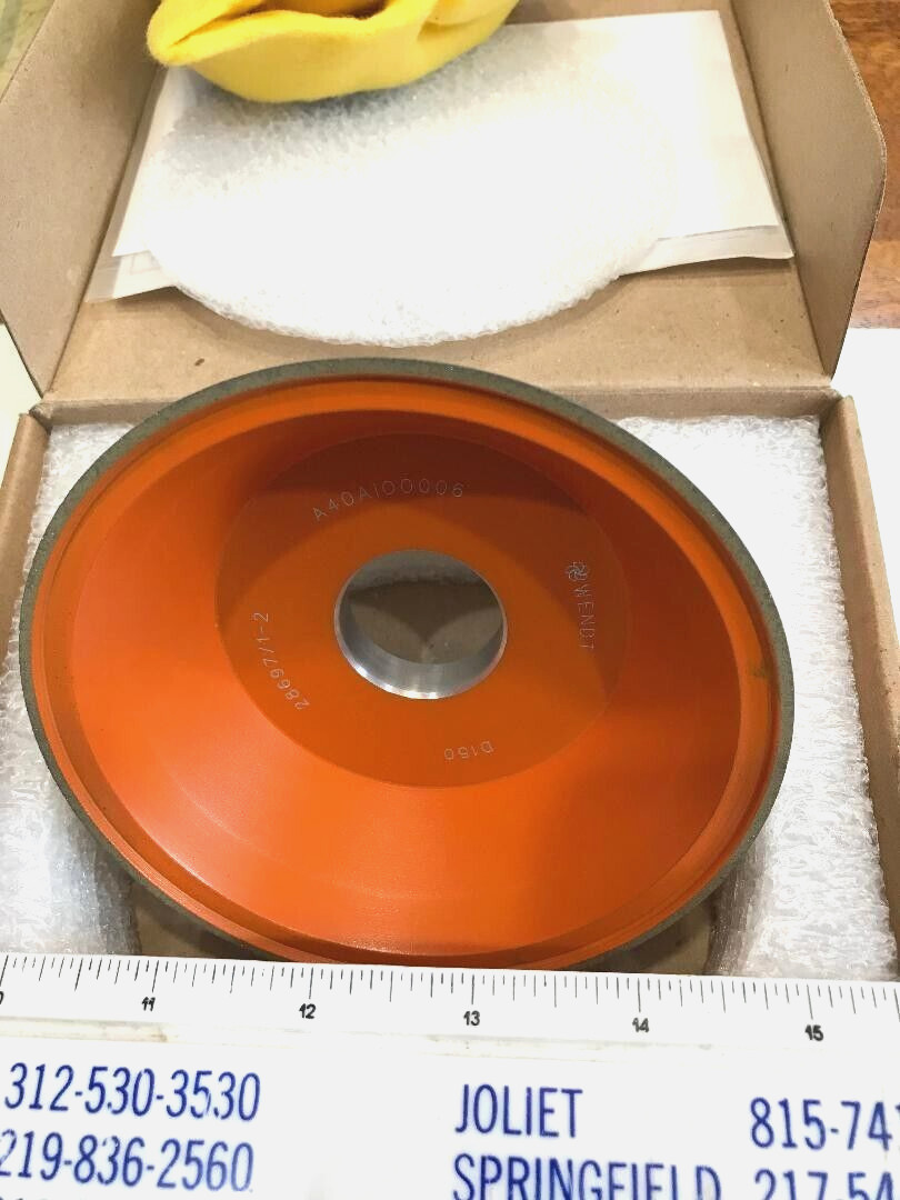 Wendt Diamond Grinding wheel – 5 inch diameter, 1.75, 1.25 arbor, .375, .062