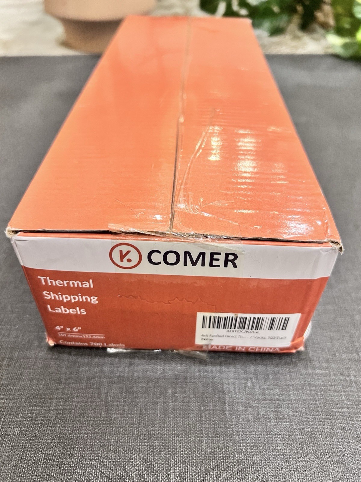 4”x6” Thermal Shipping Labels (2 Stacks, 1000 Labels) For K Comer MUNBYN, Rollo